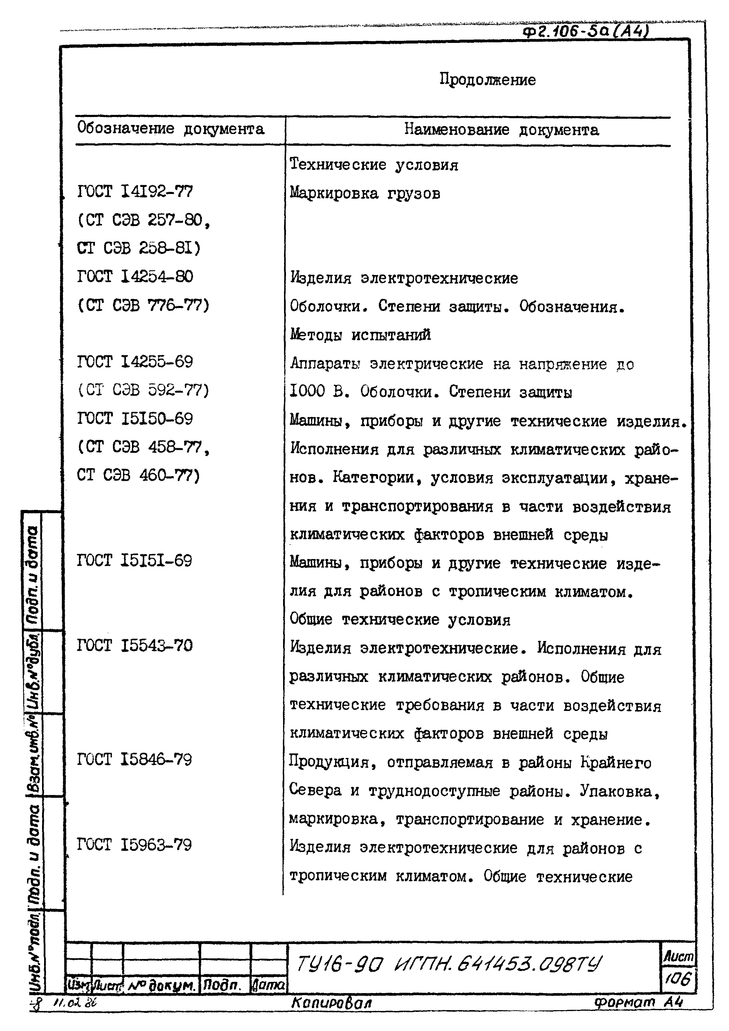 ТУ 16-90