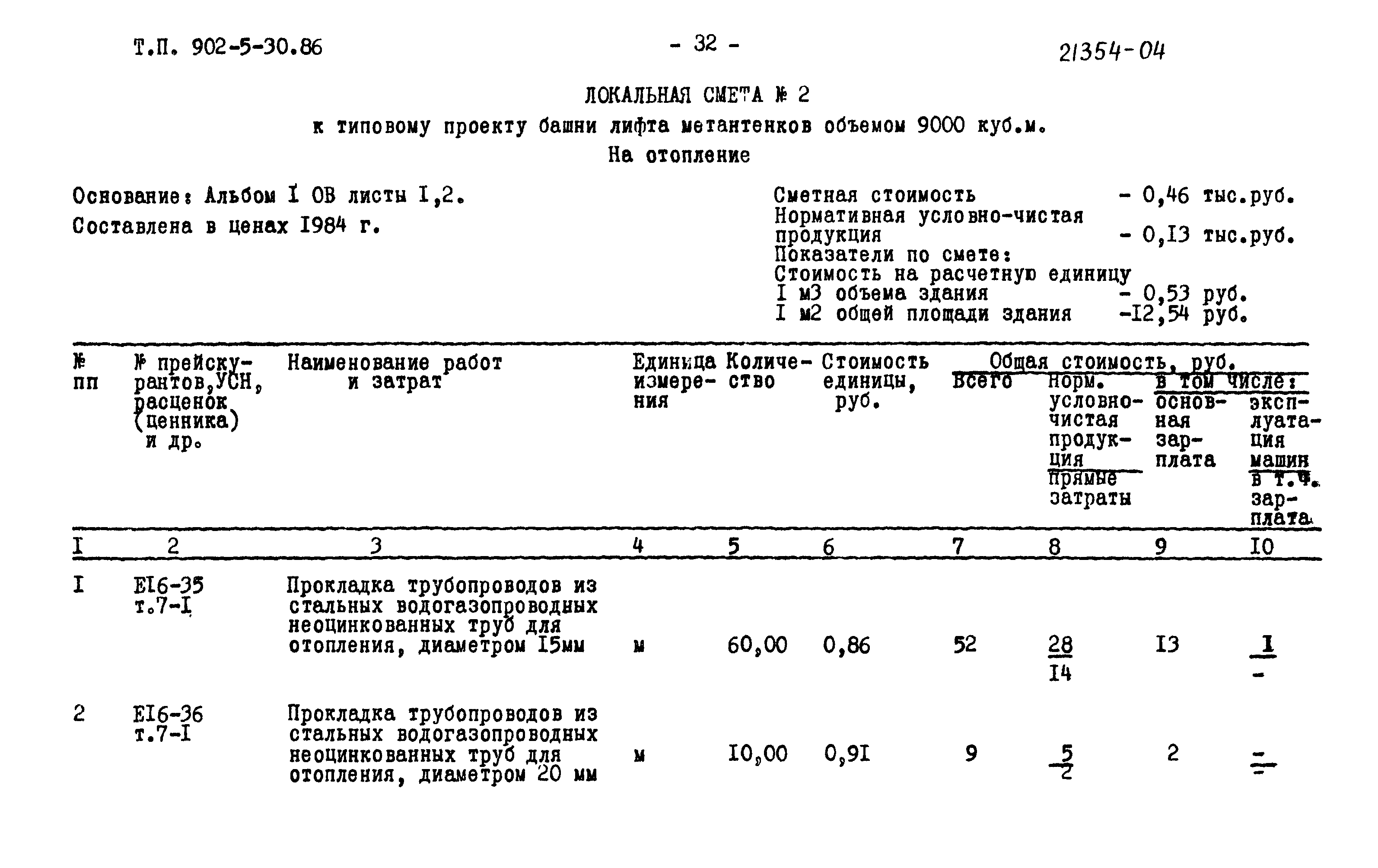 Типовой проект 902-5-30.86