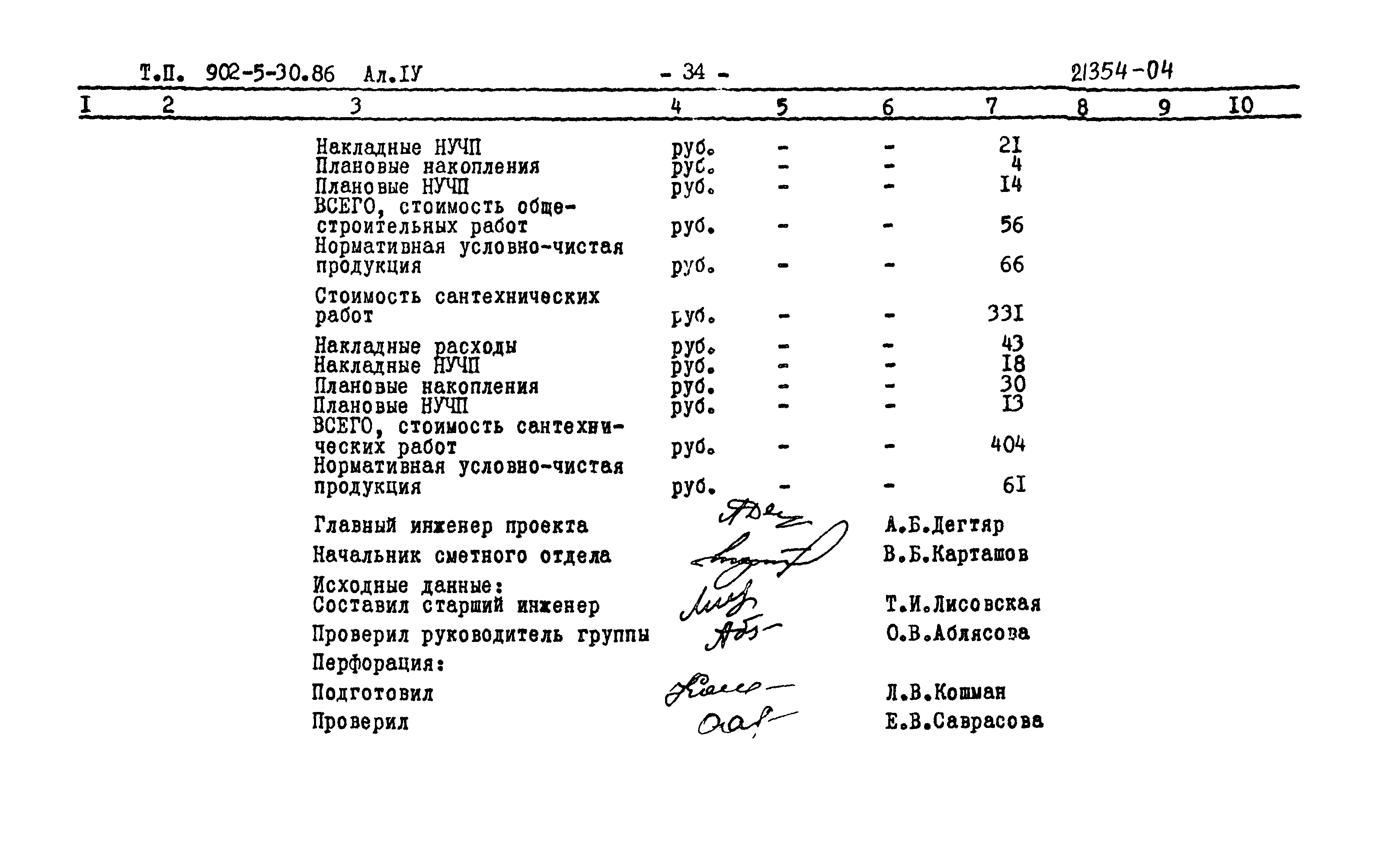 Типовой проект 902-5-30.86