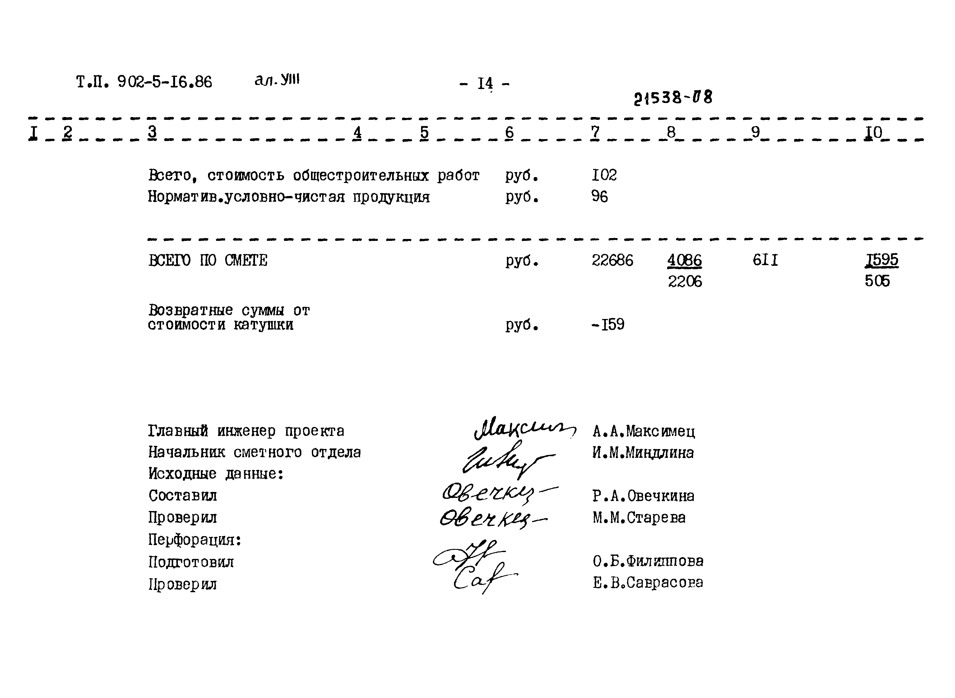 Типовой проект 902-5-16.86