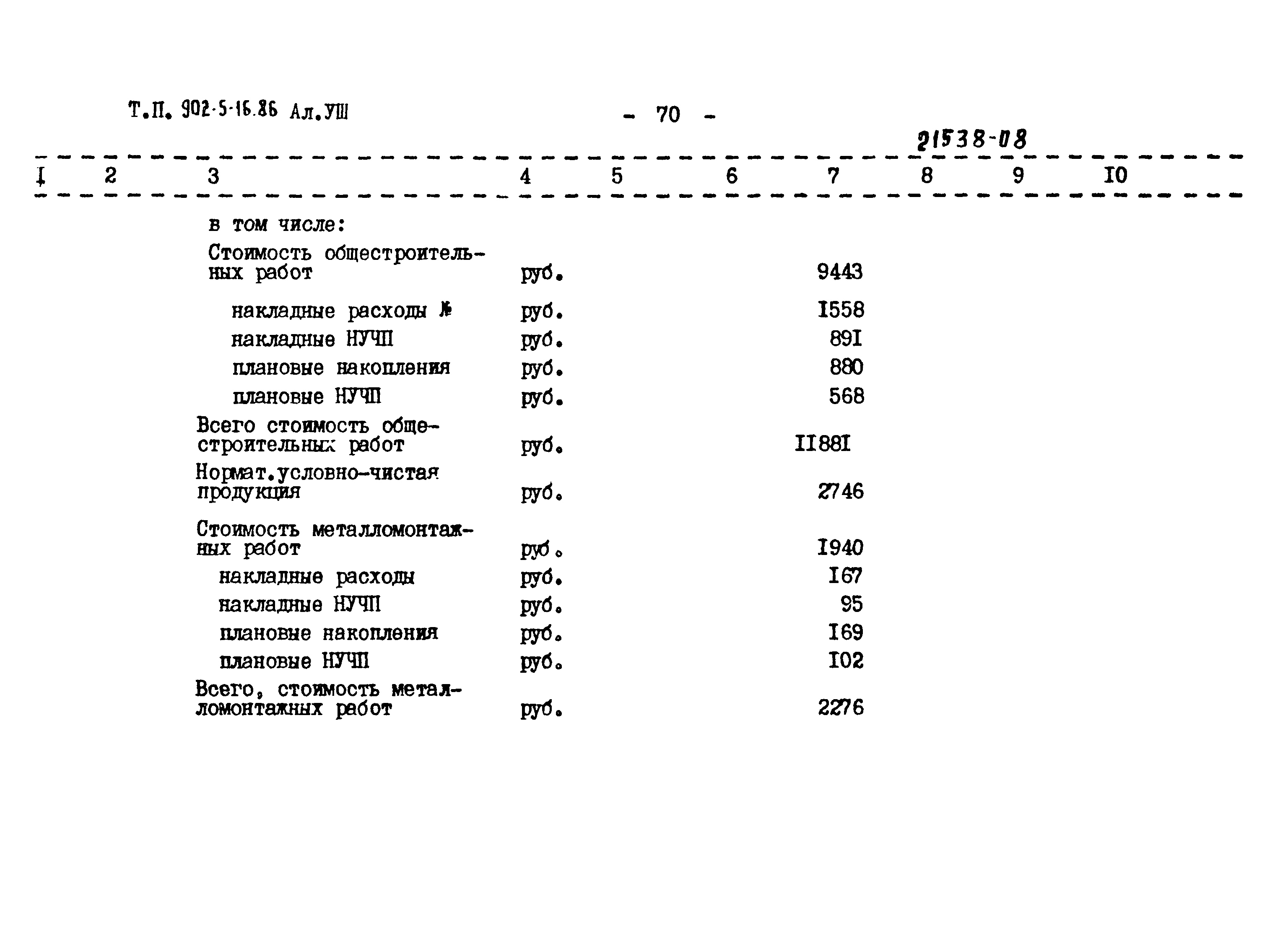 Типовой проект 902-5-16.86