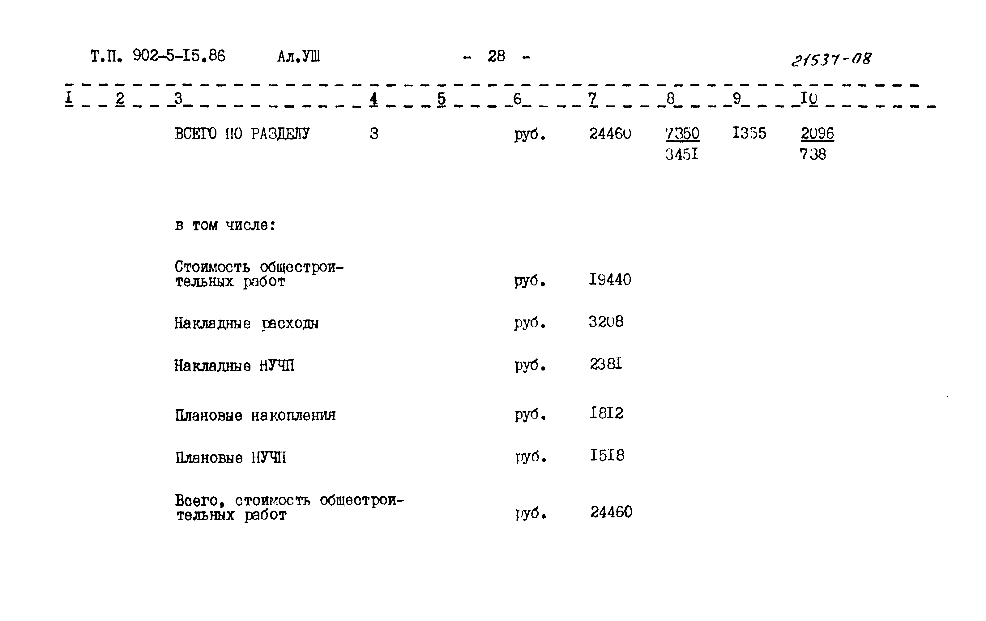 Типовой проект 902-5-15.86