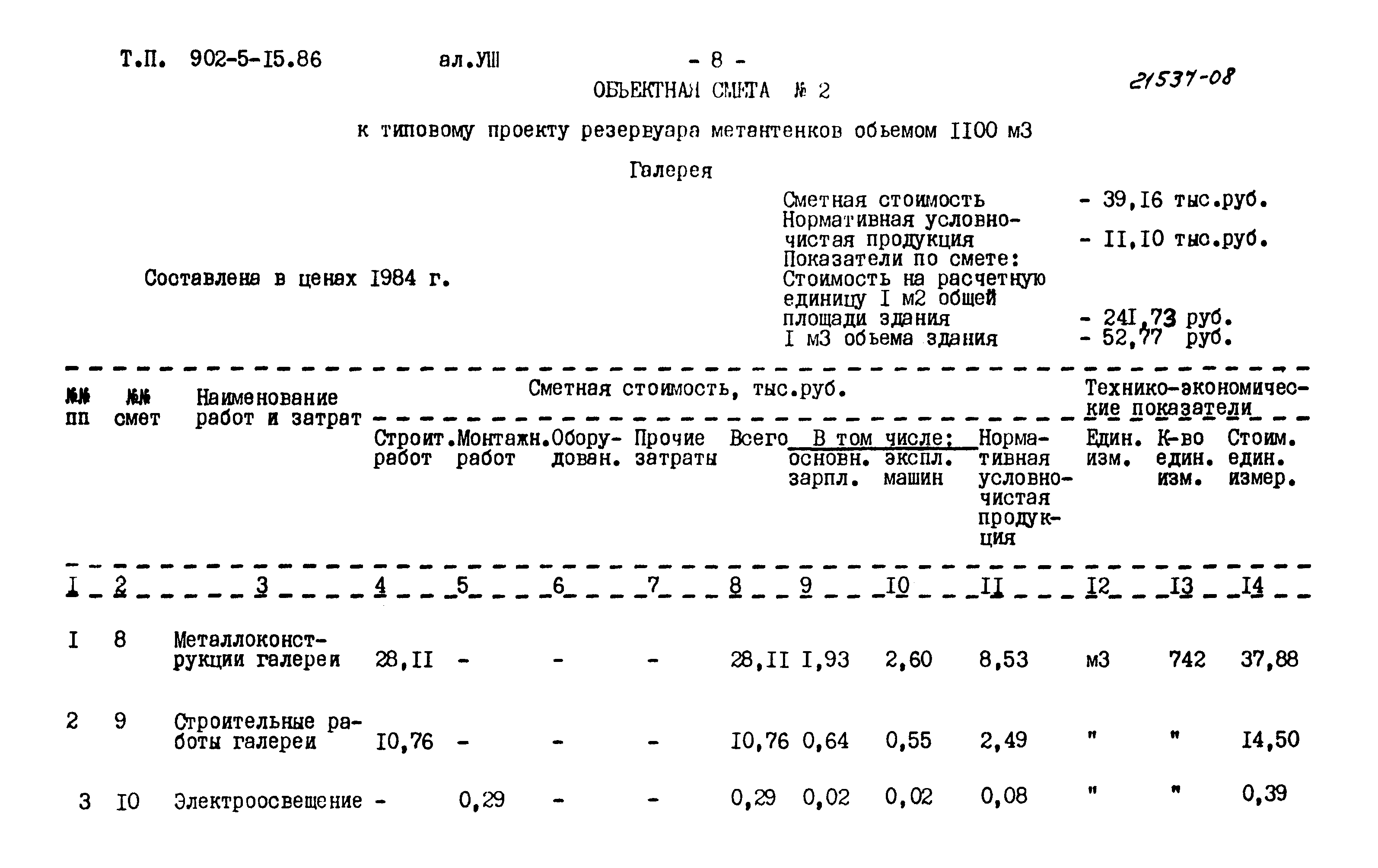 Типовой проект 902-5-15.86