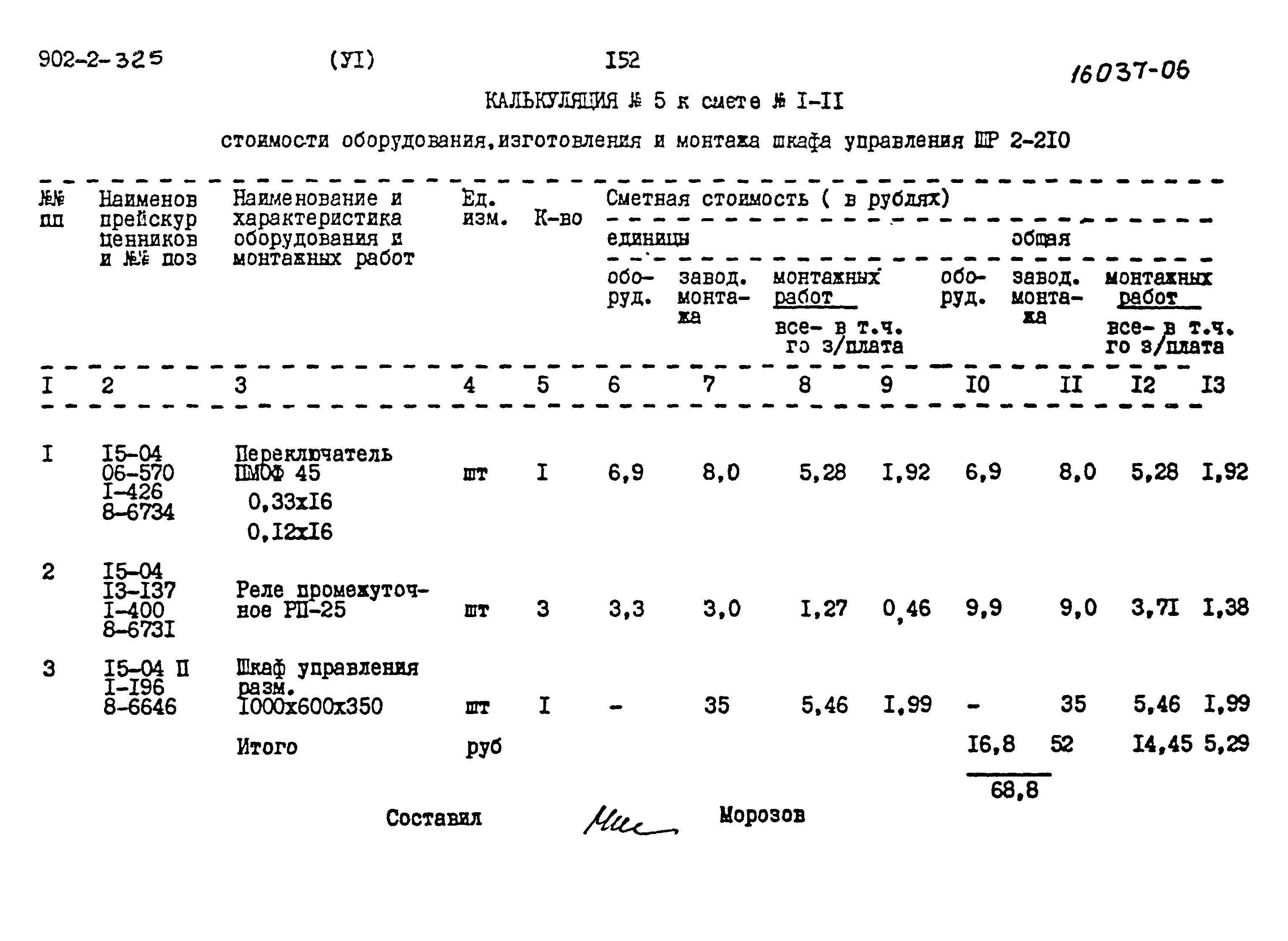 Типовой проект 902-2-325