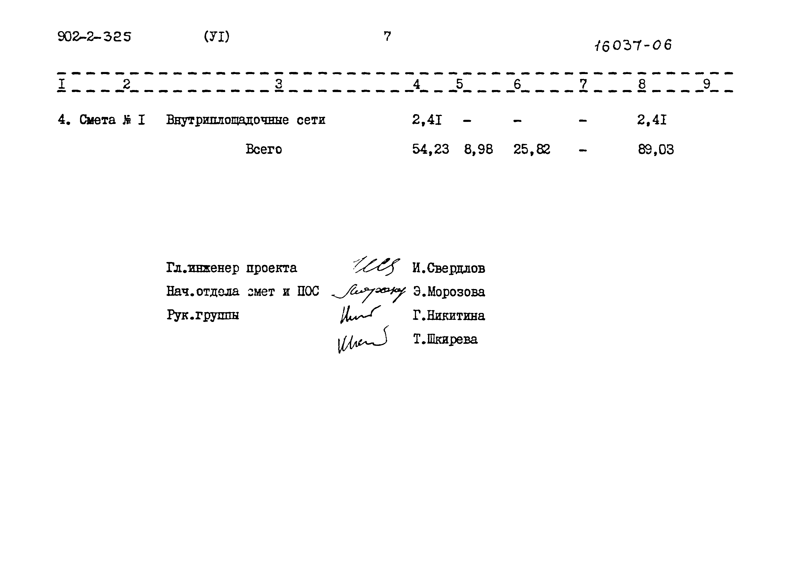 Типовой проект 902-2-325