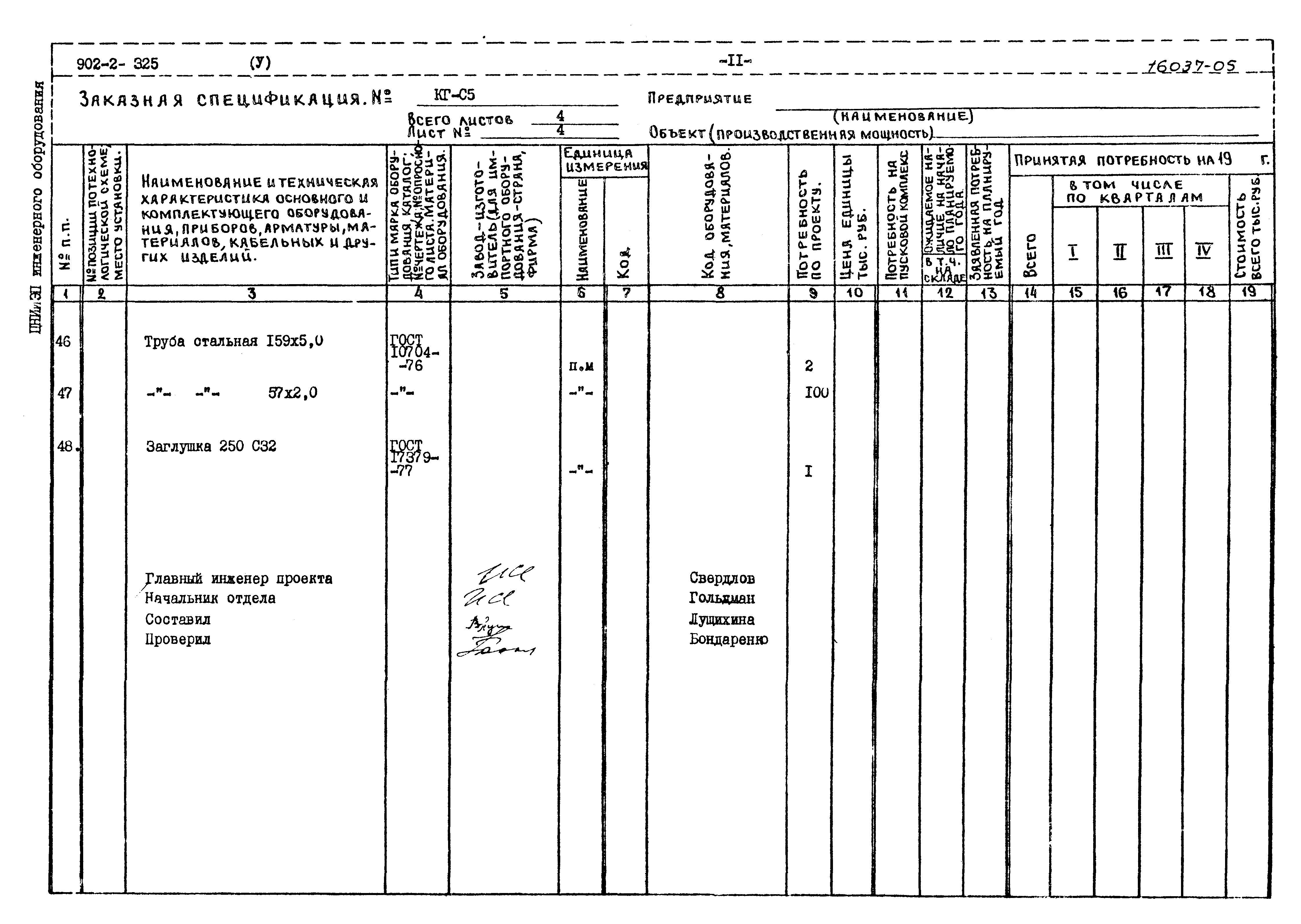 Типовой проект 902-2-325