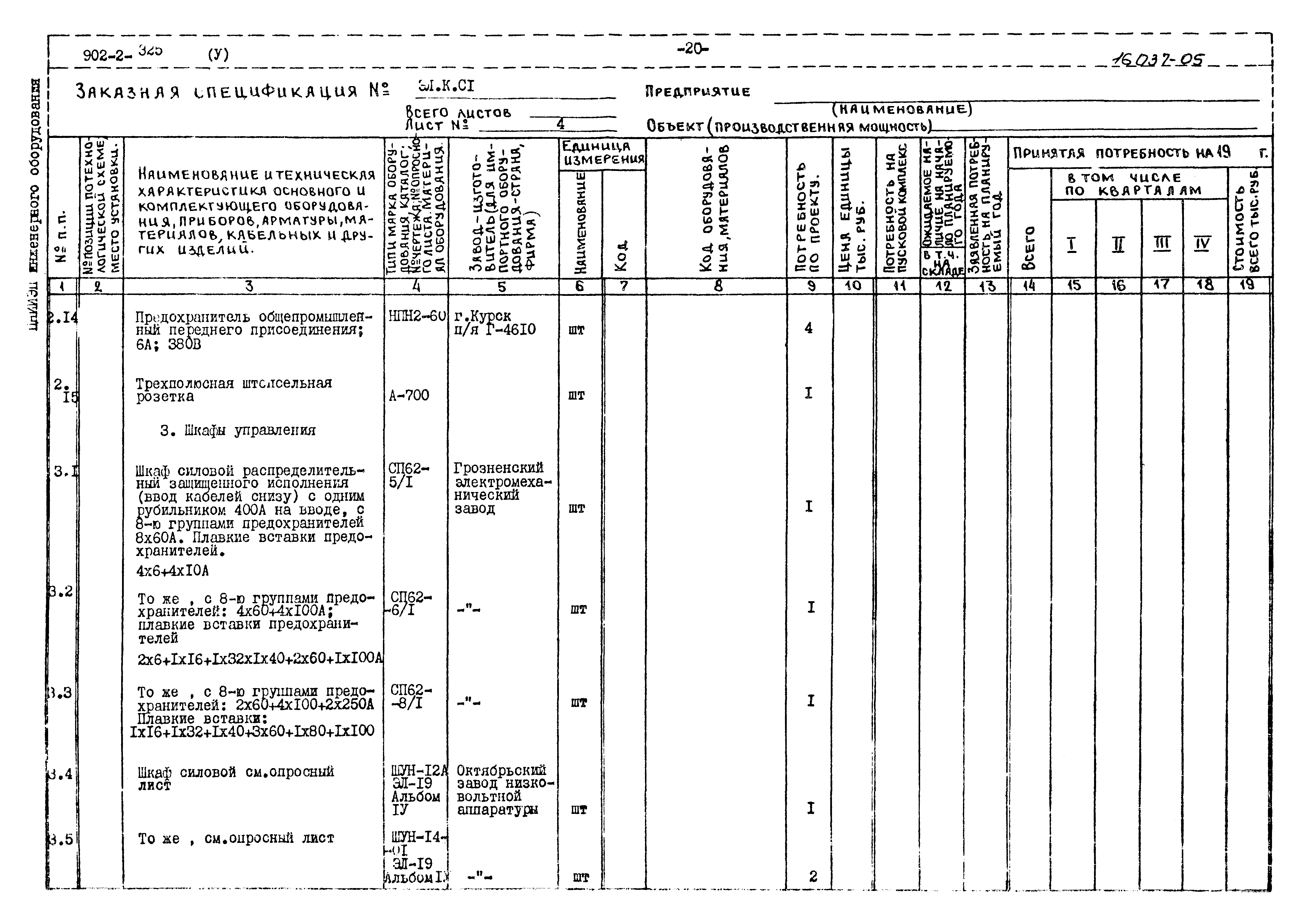 Типовой проект 902-2-325