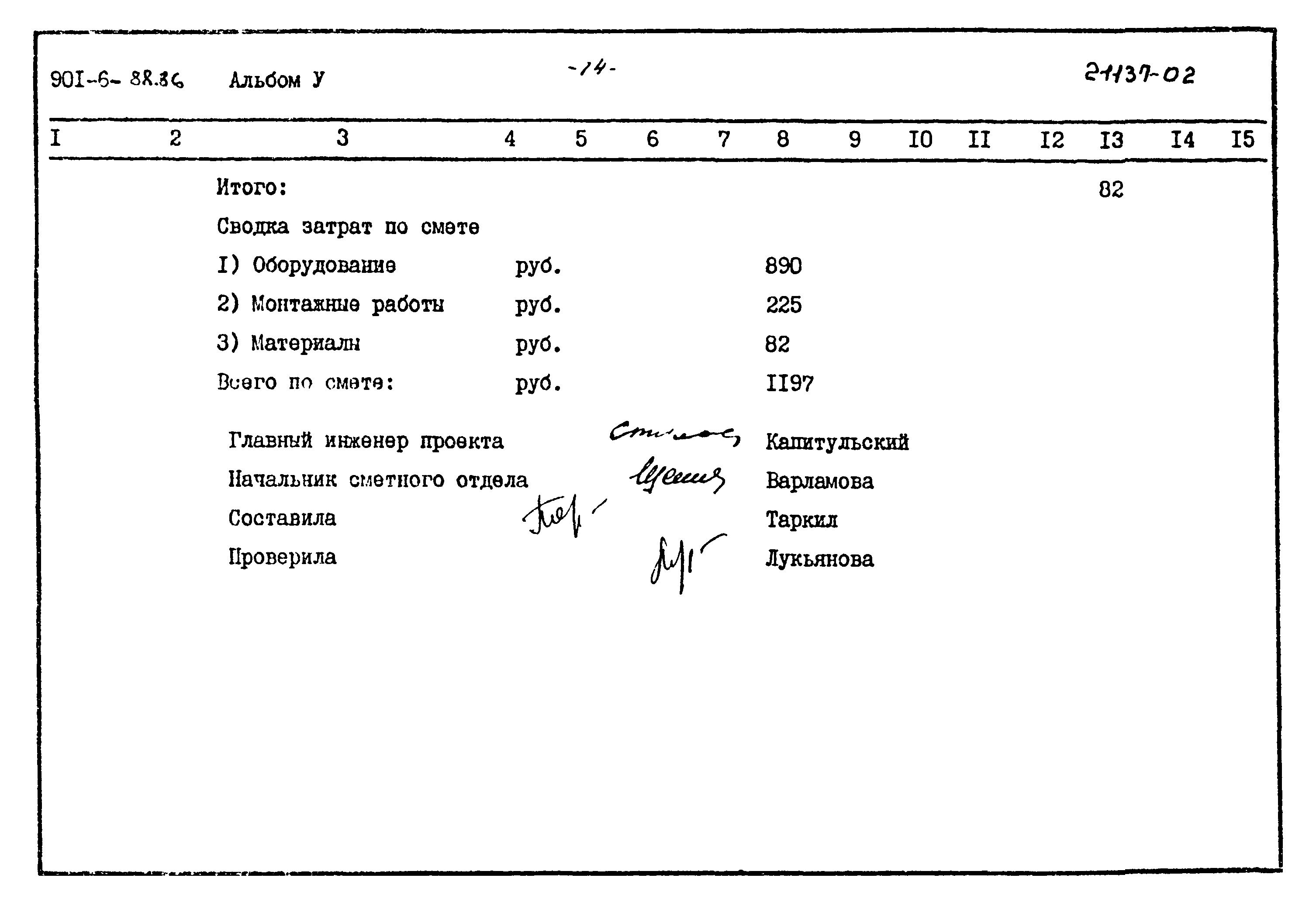 Типовой проект 901-6-88.86