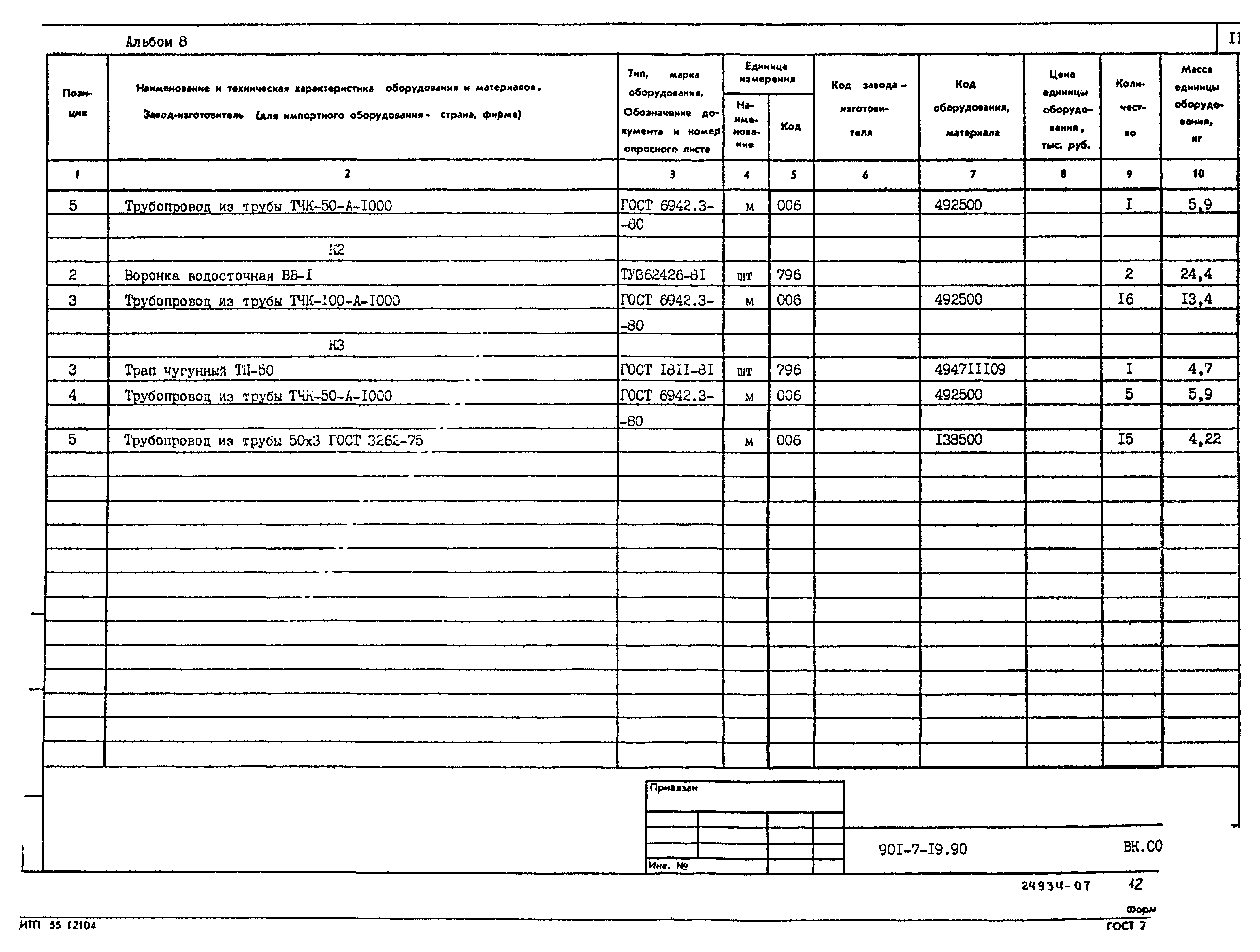 Типовой проект 901-7-19.90