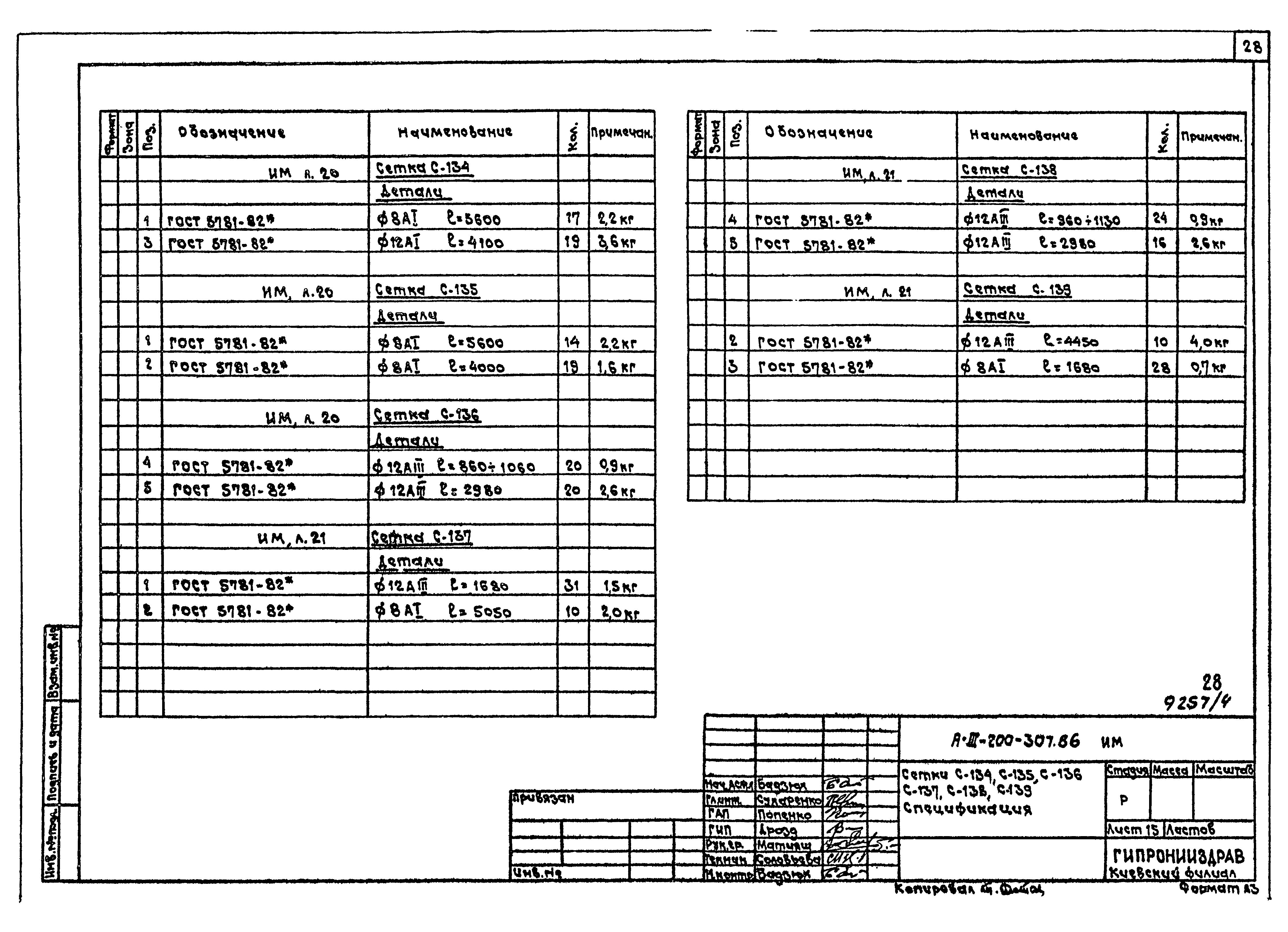 Типовой проект А-III-200-307.86