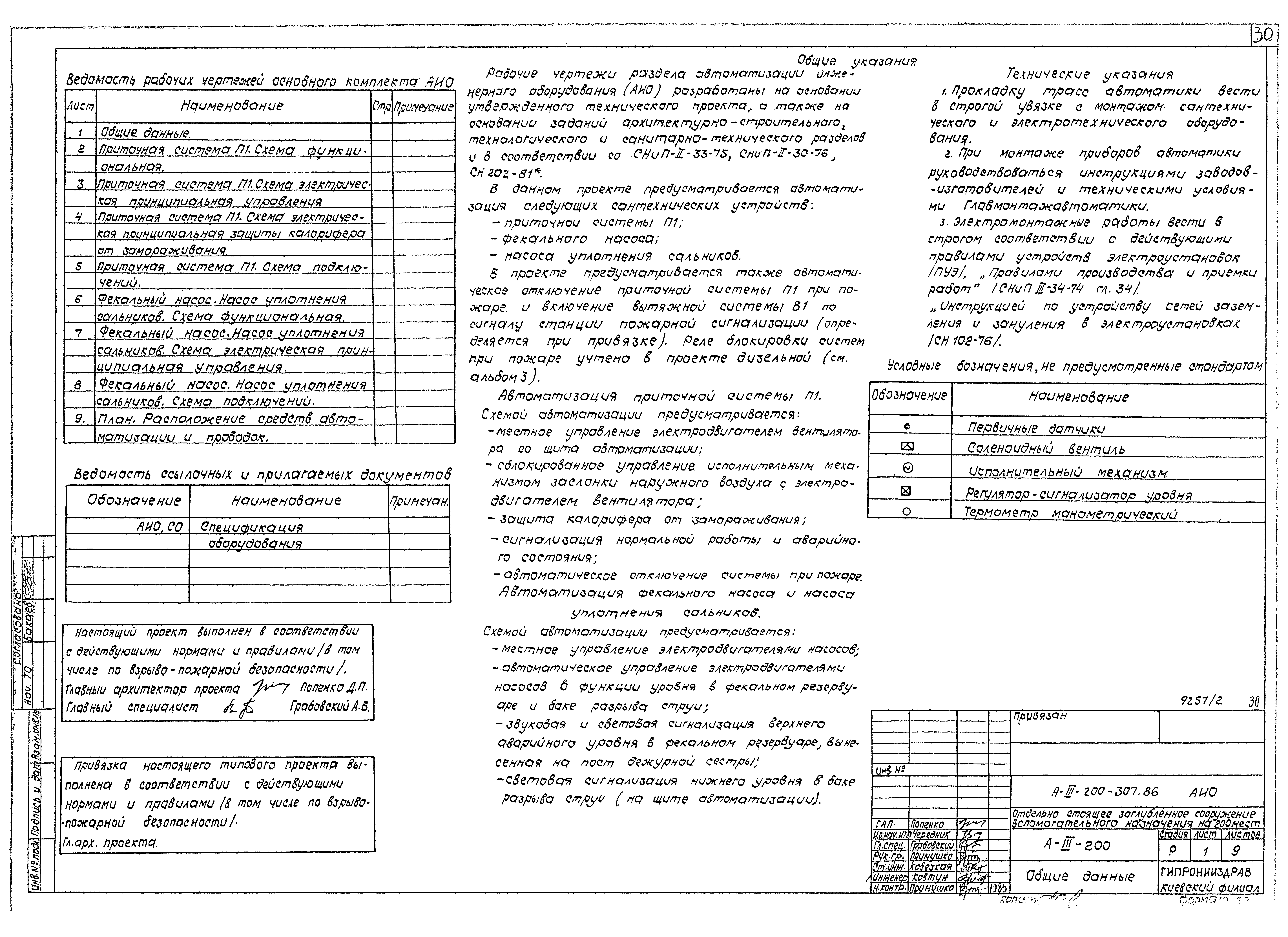 Типовой проект А-III-200-307.86