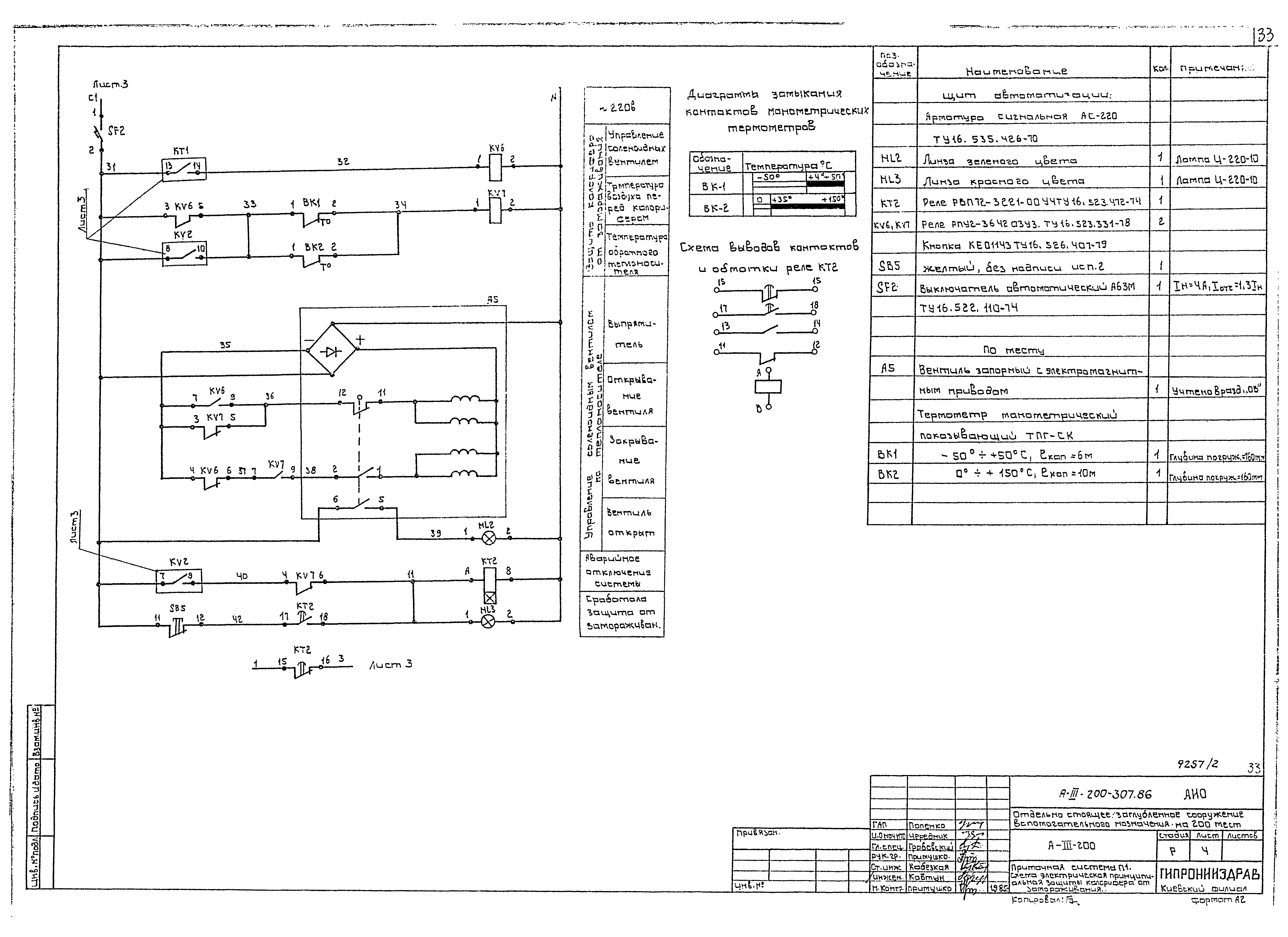 Типовой проект А-III-200-307.86