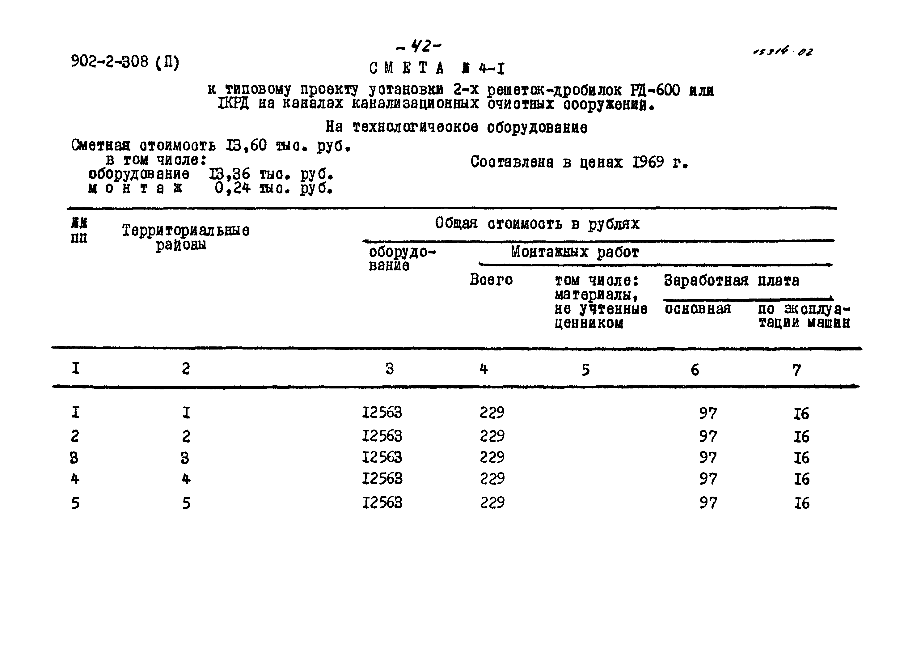 Типовой проект 902-2-308