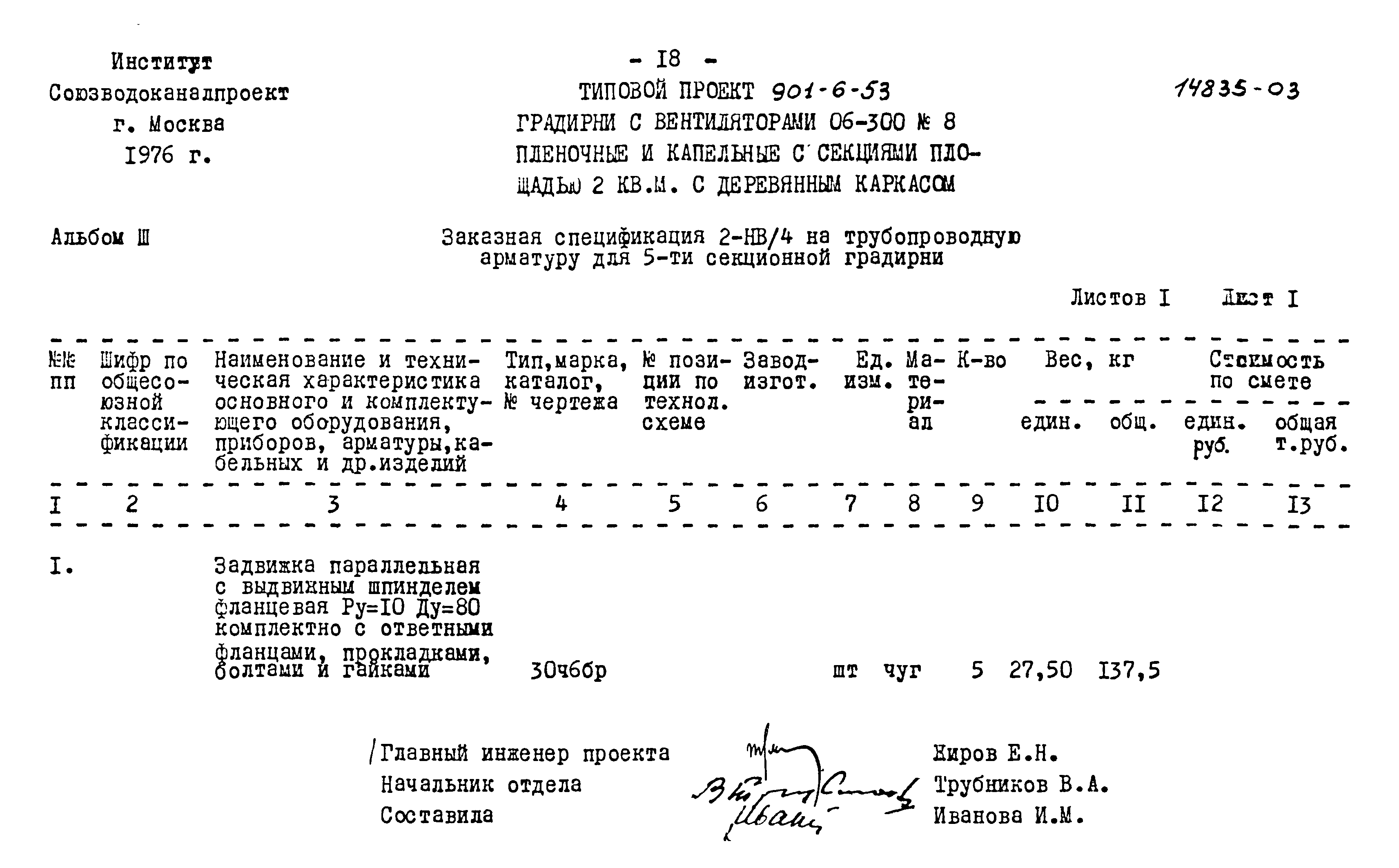 Типовой проект 901-6-53