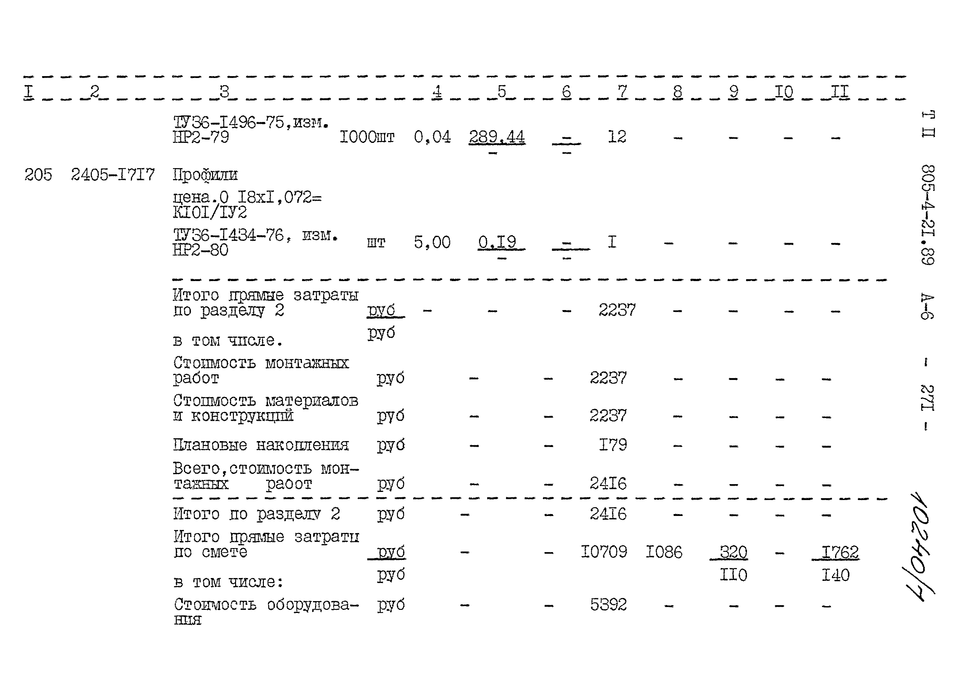 Типовой проект 805-4-21.89