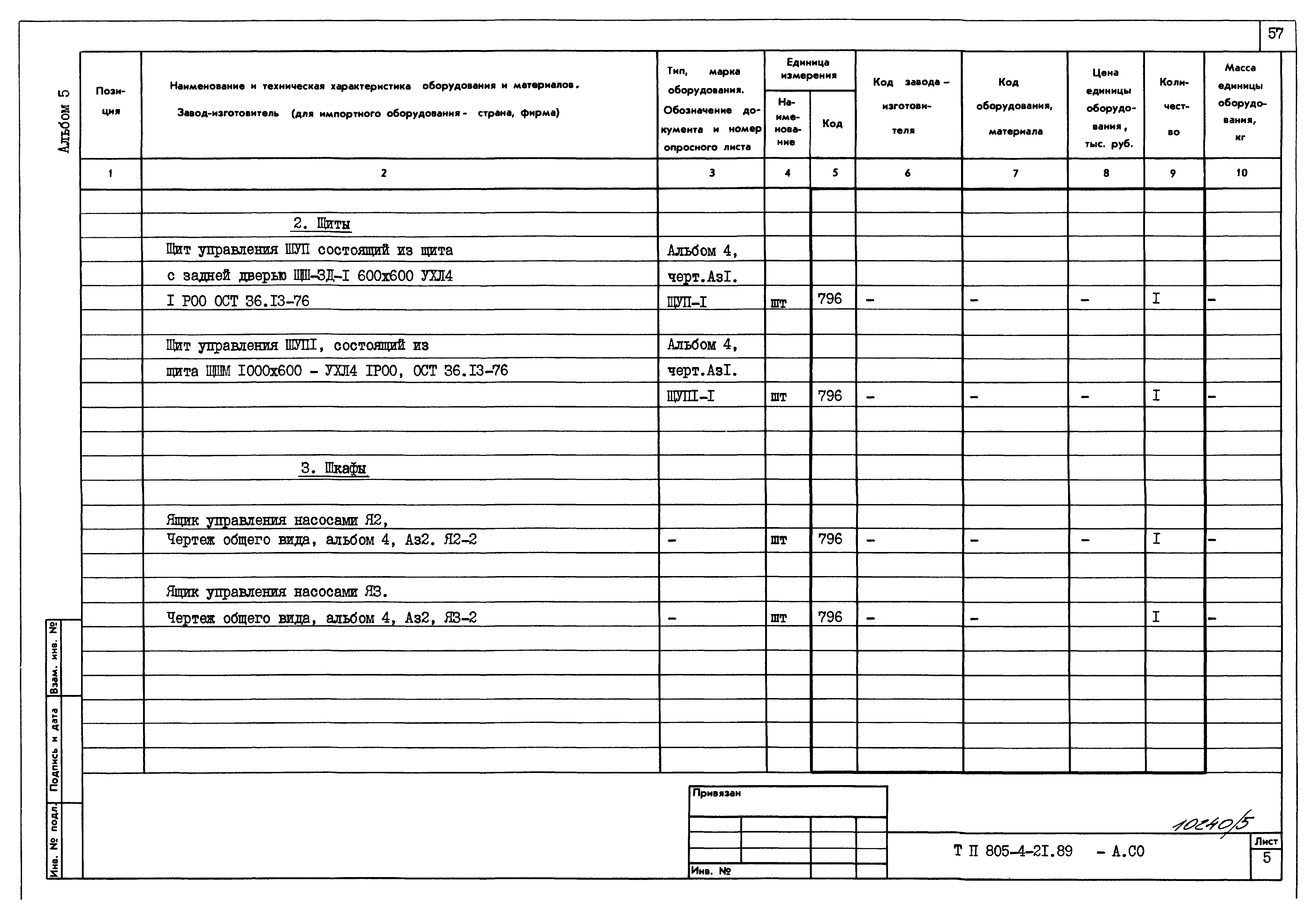 Типовой проект 805-4-21.89