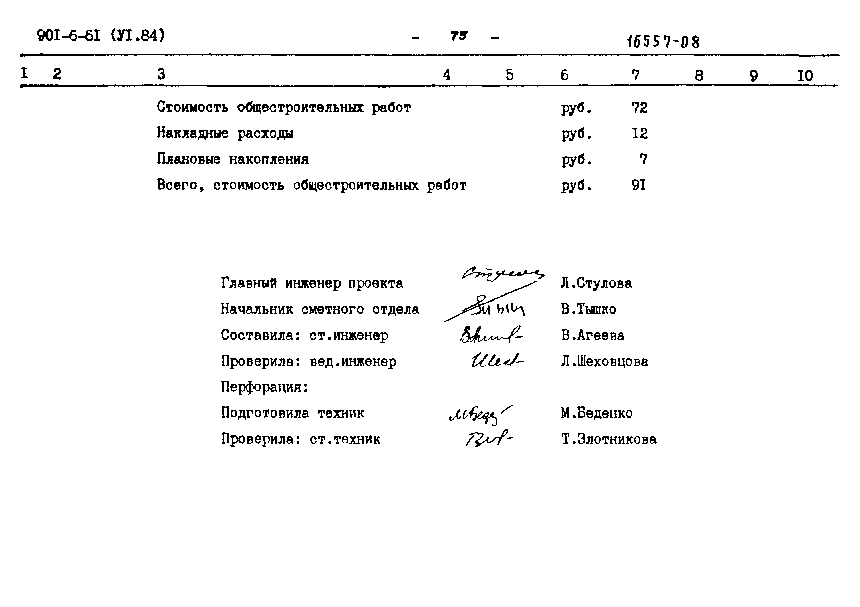 Типовой проект 901-6-61