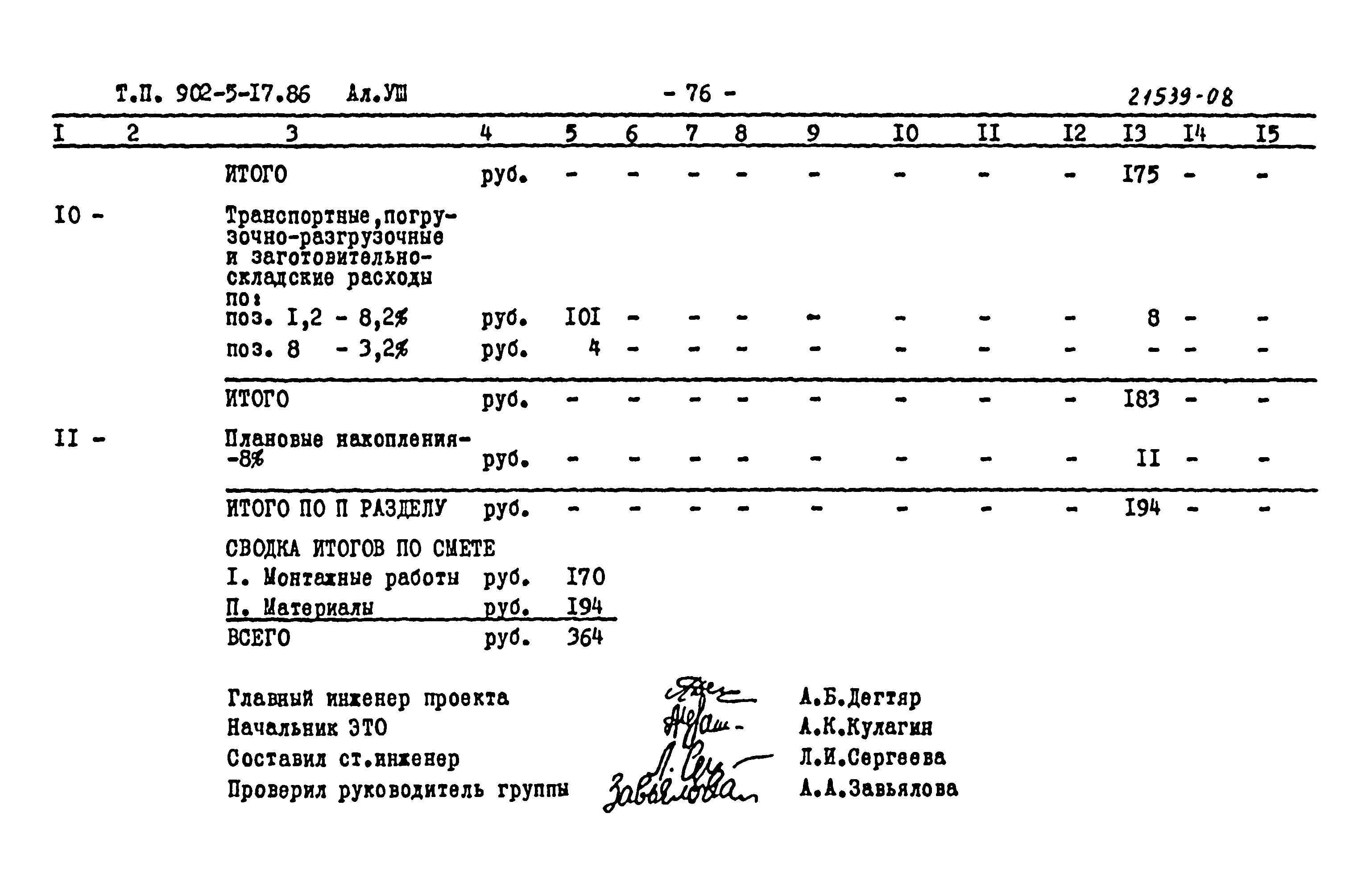 Типовой проект 902-5-17.86