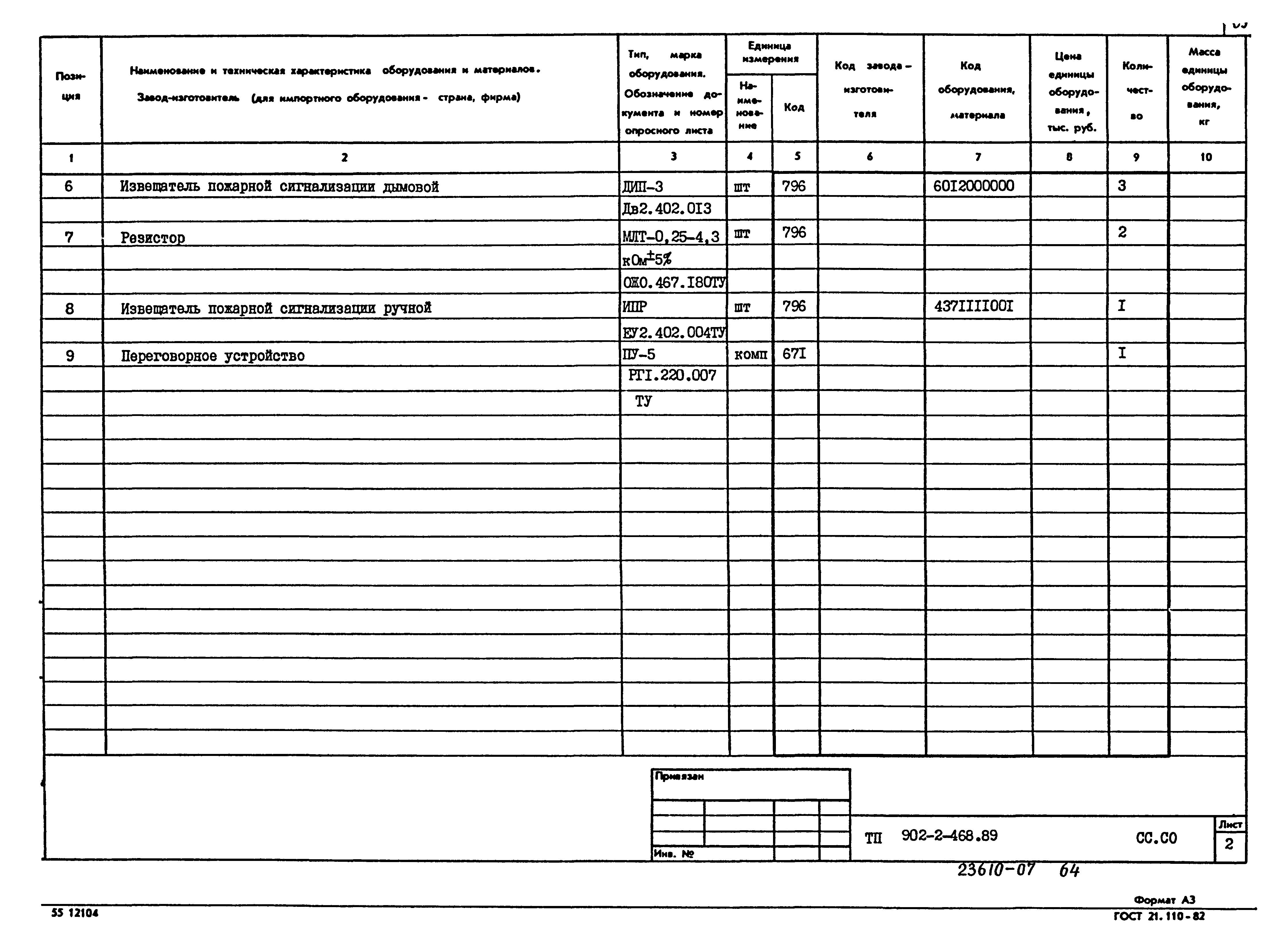 Типовой проект 902-2-468.89