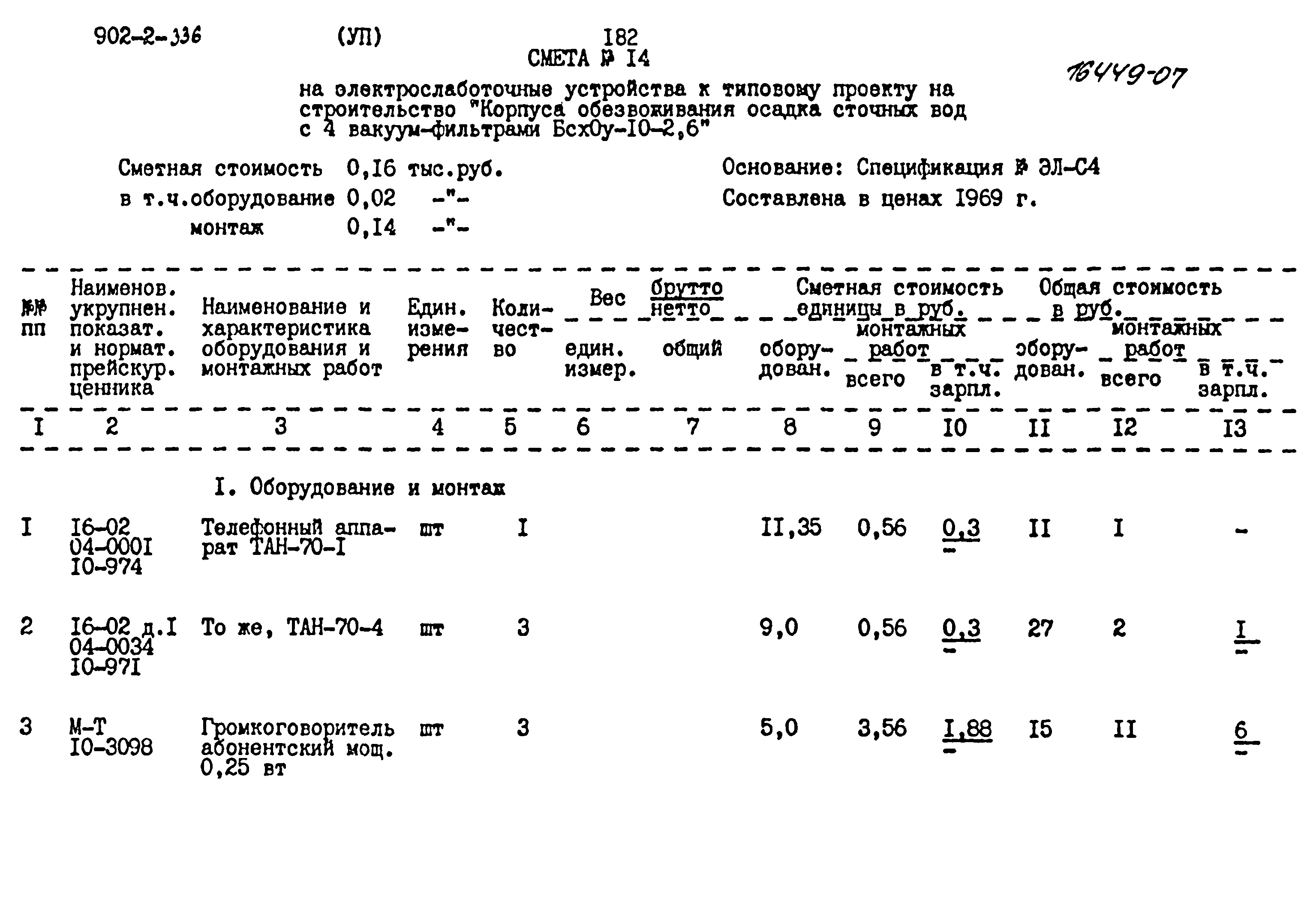 Типовой проект 902-2-336