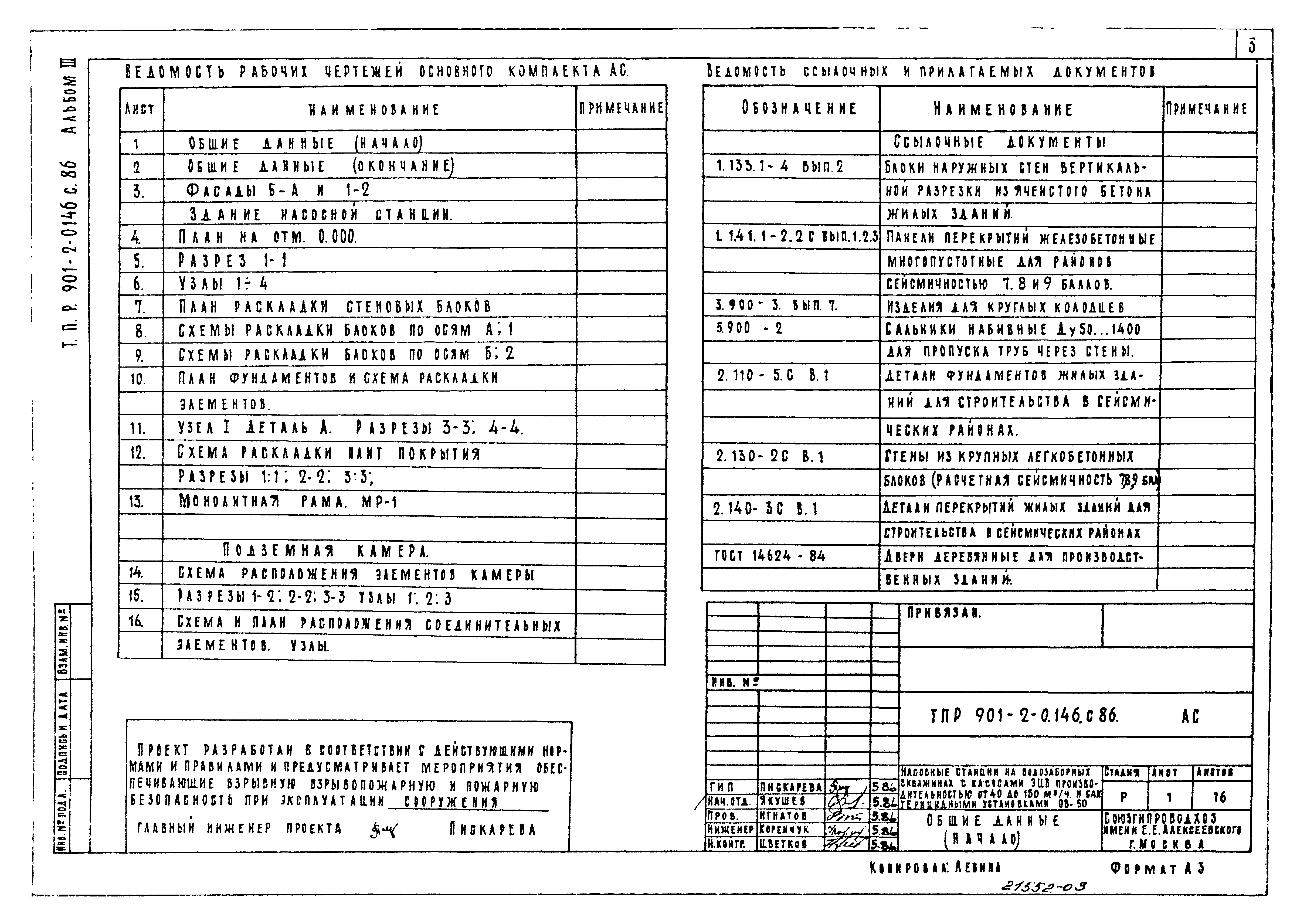 Типовые проектные решения 901-2-0146с.86