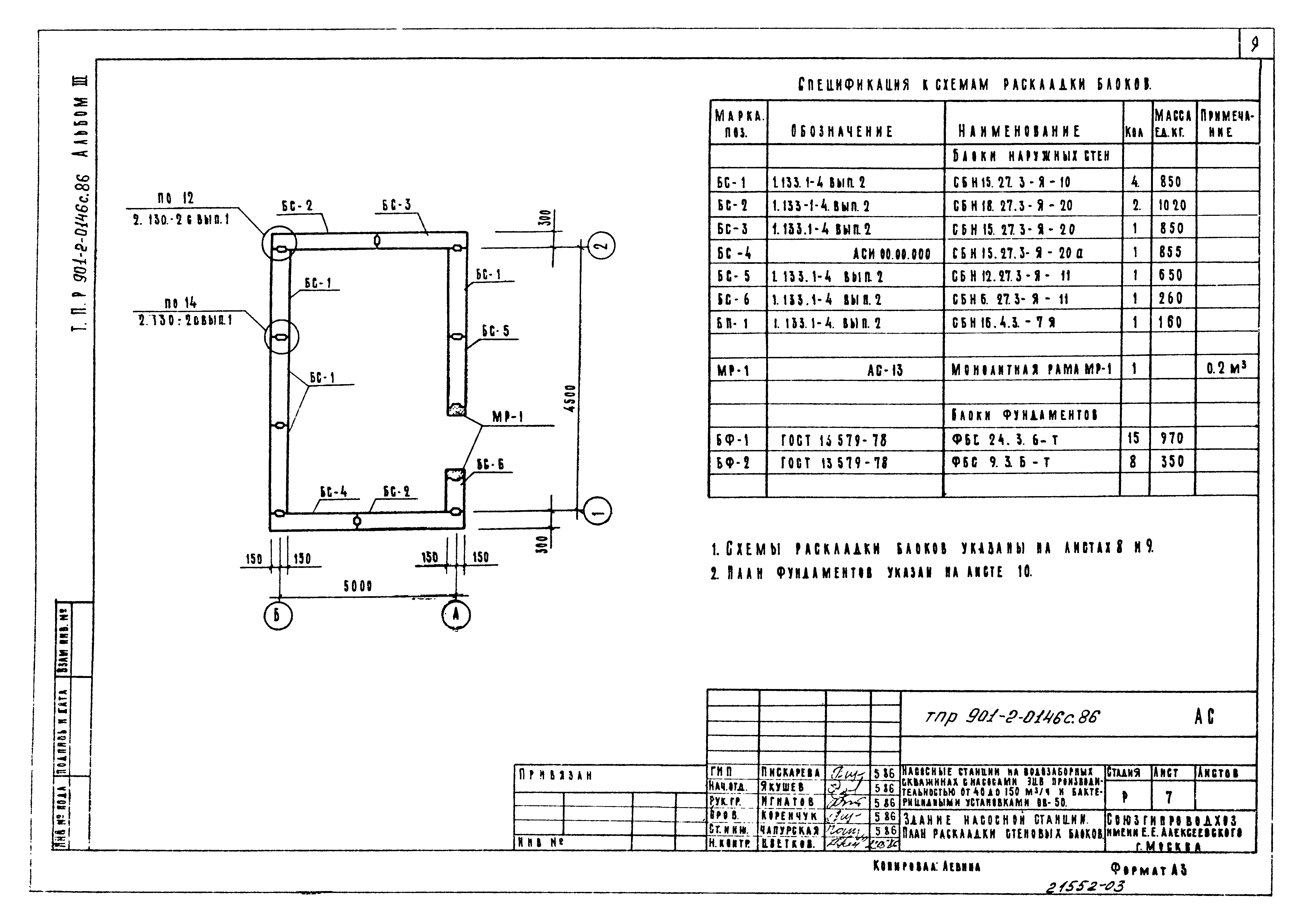 Типовые проектные решения 901-2-0146с.86