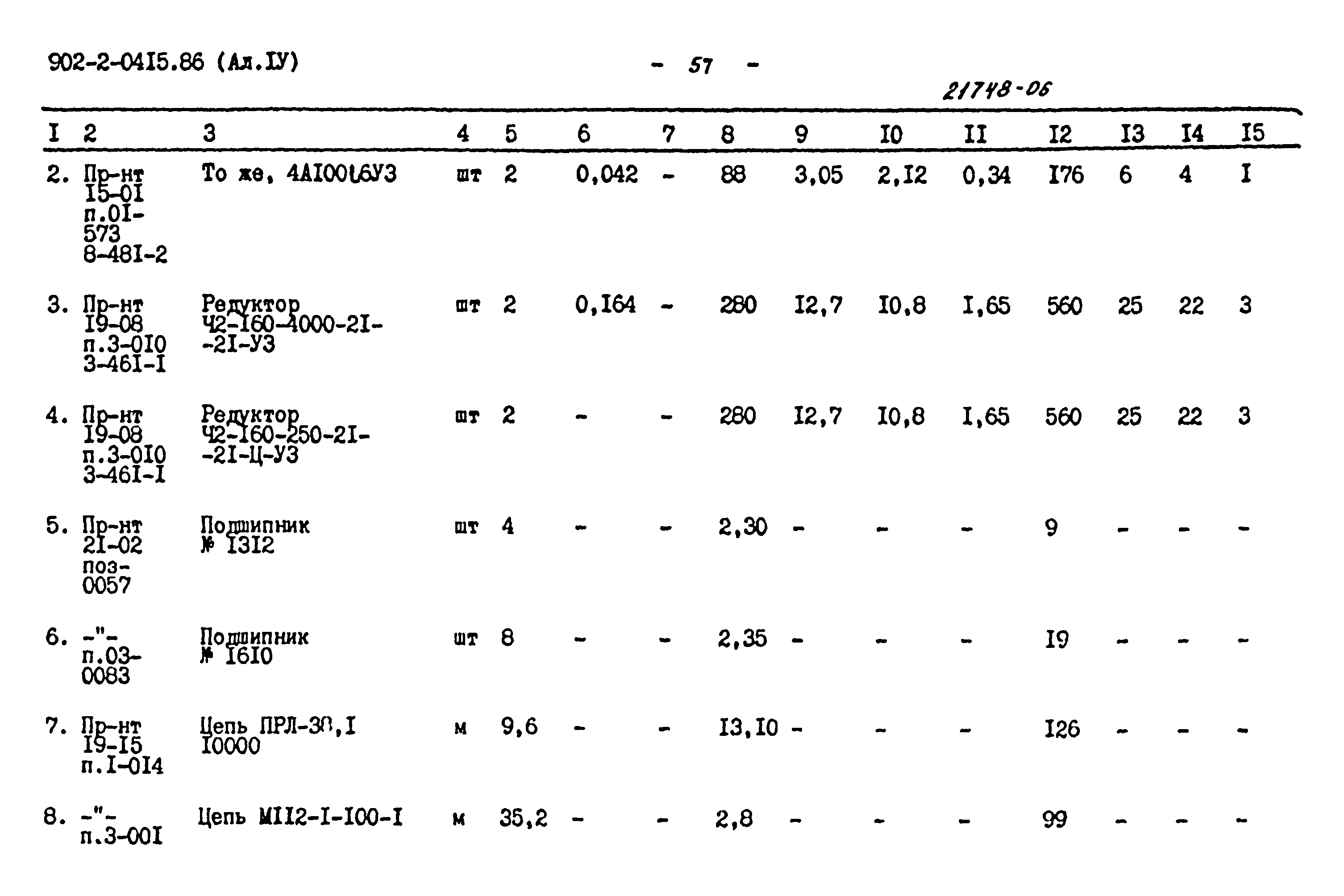 Типовые проектные решения 902-2-0415.86