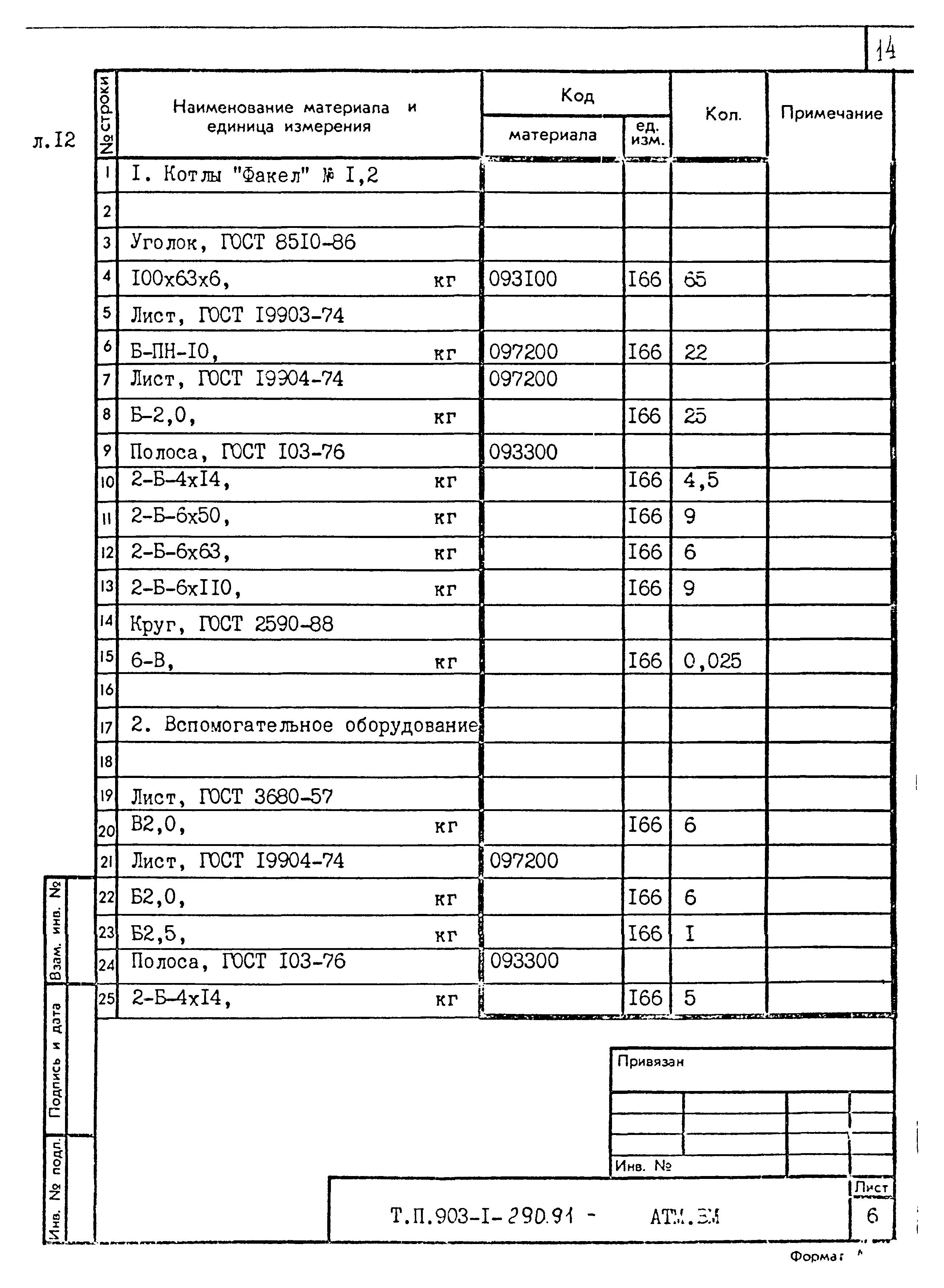 Типовой проект 903-1-290.91