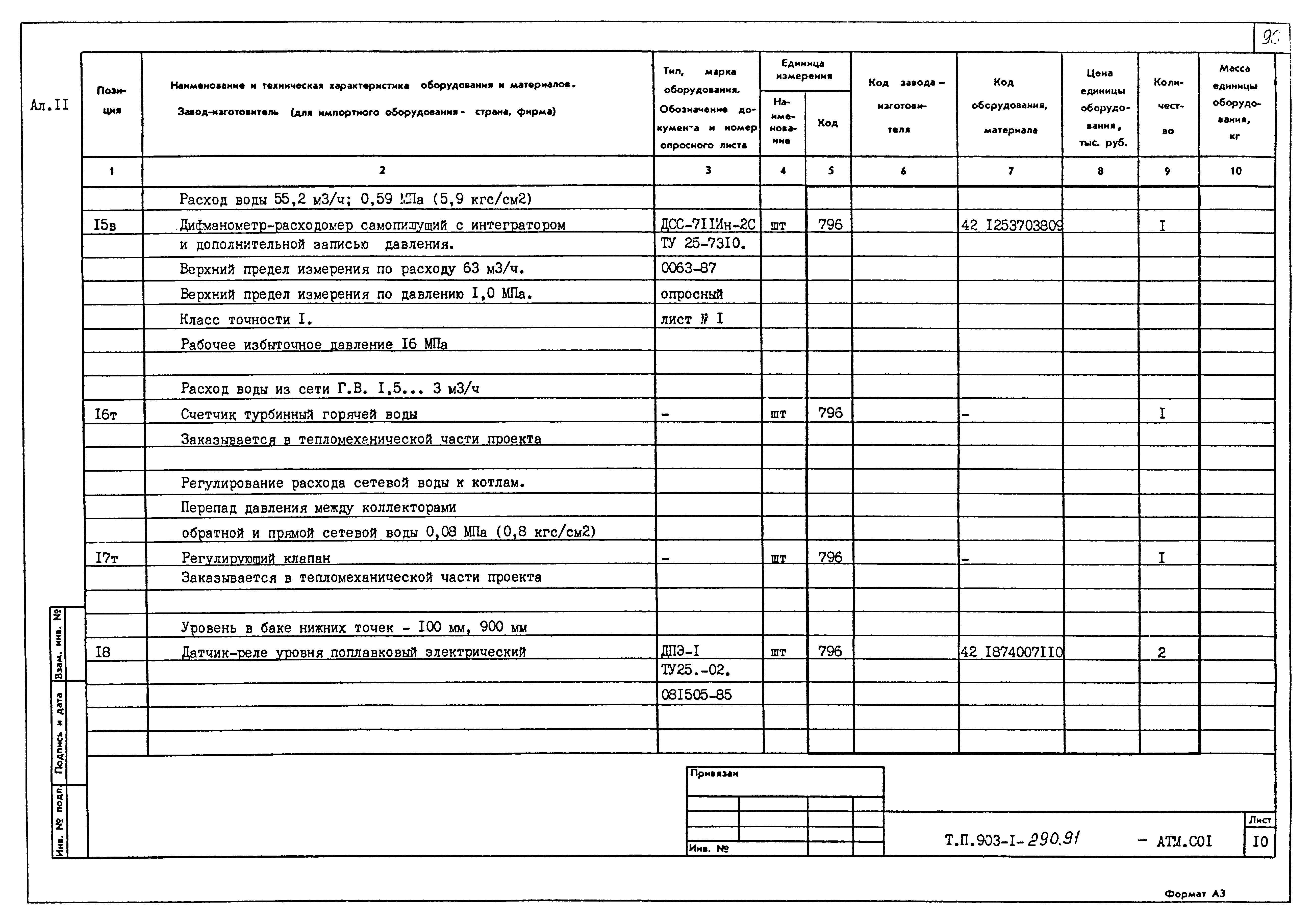 Типовой проект 903-1-290.91