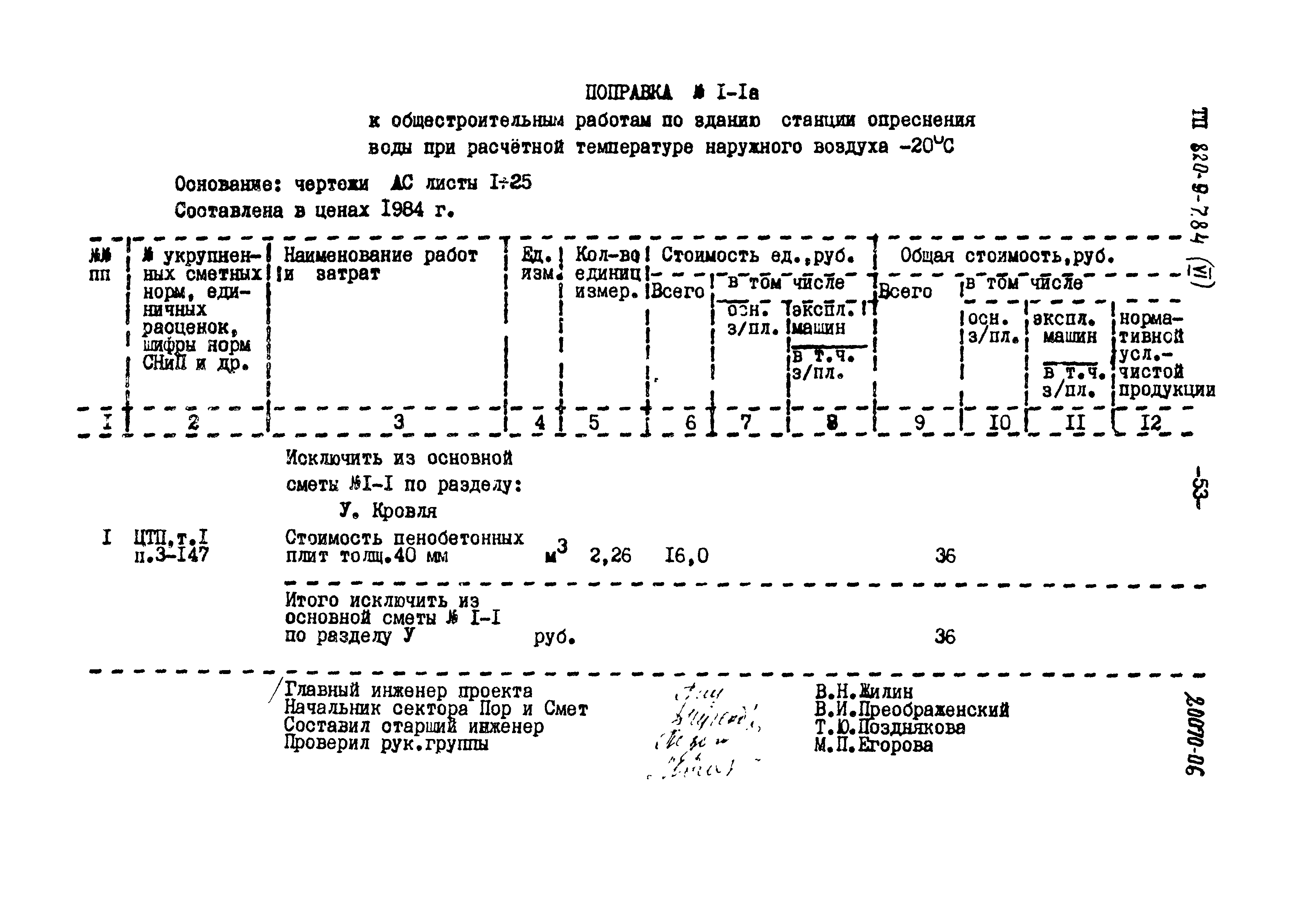 Типовой проект 820-9-7.84