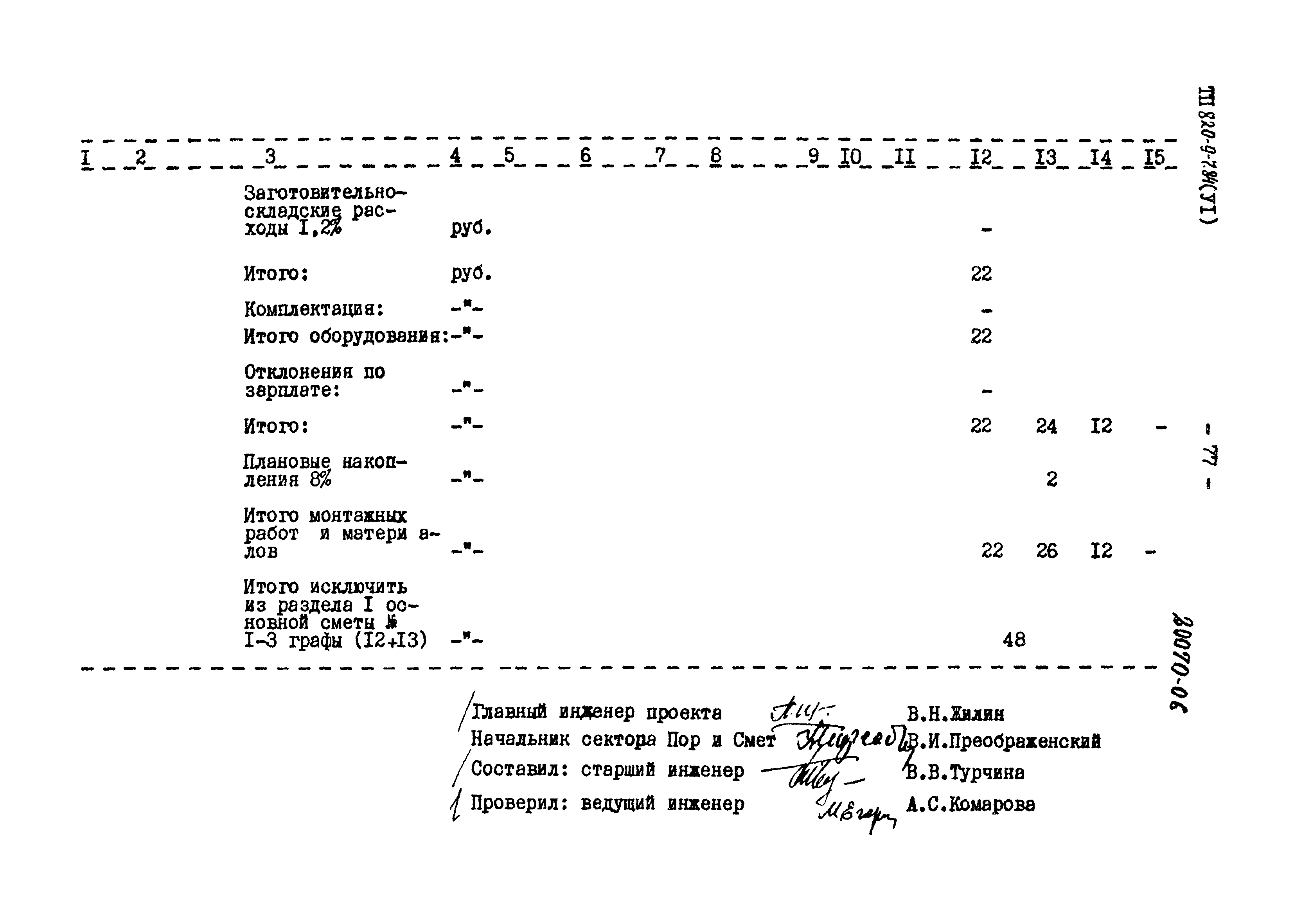 Типовой проект 820-9-7.84