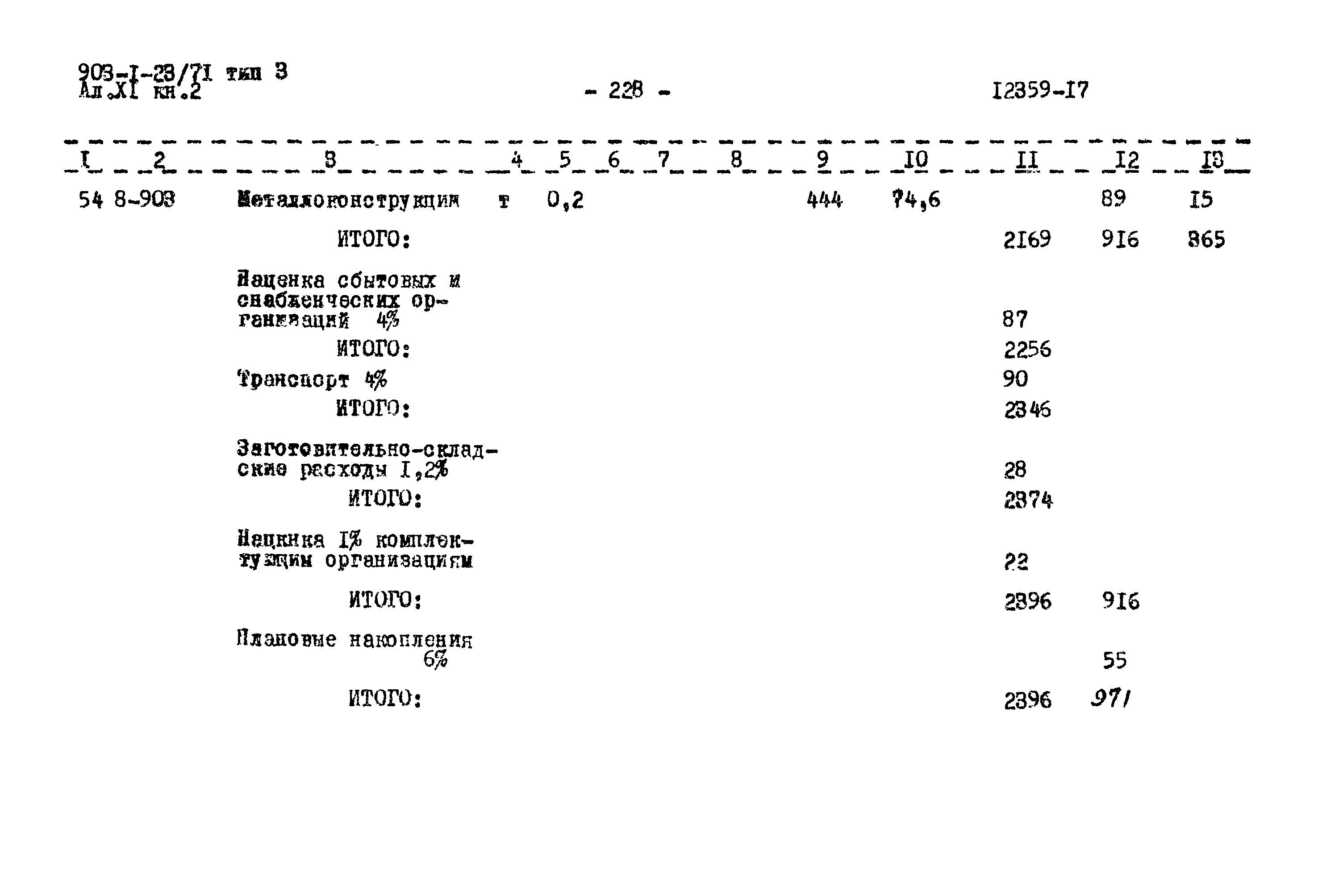 Типовой проект 903-1-23/71