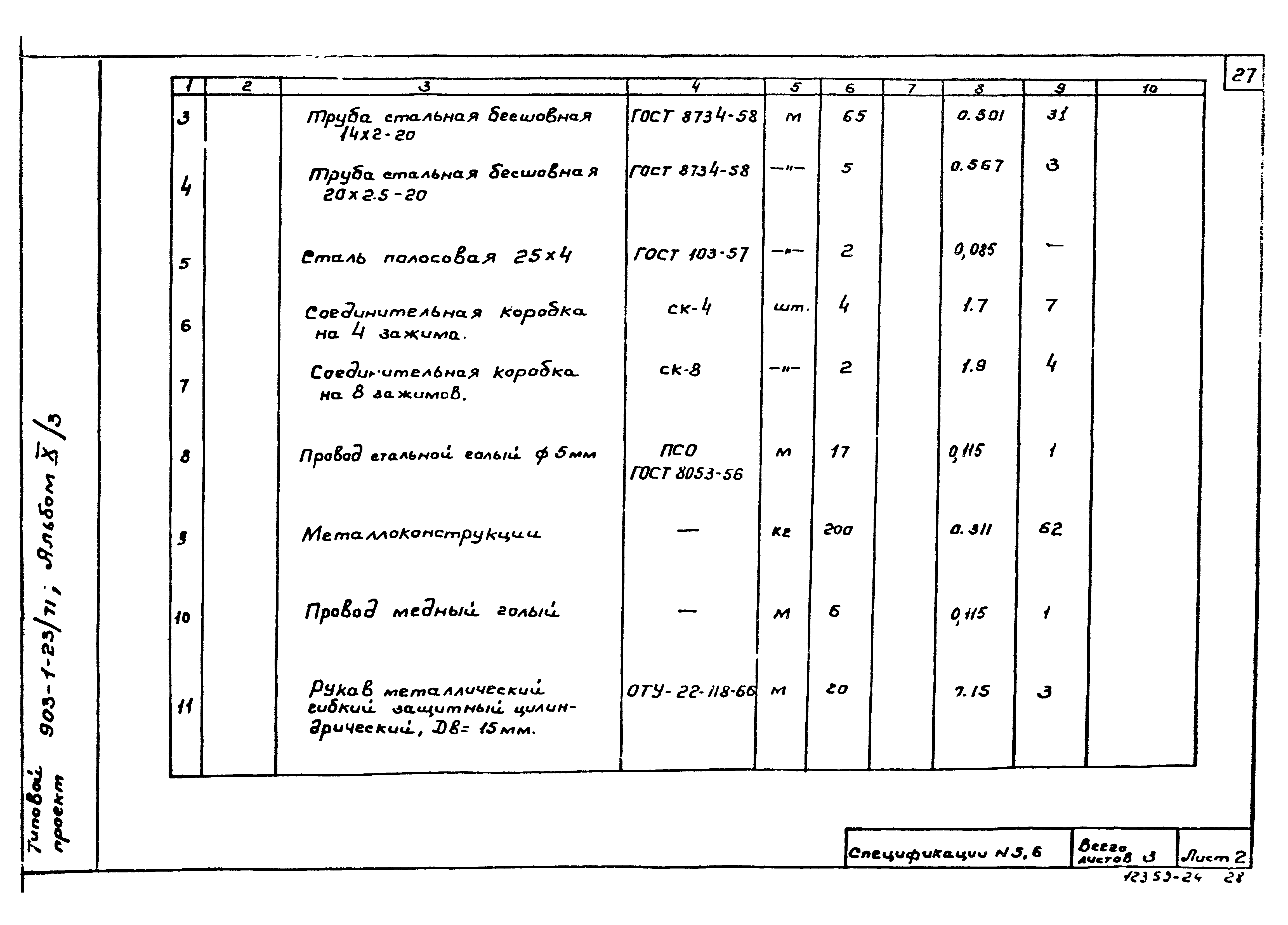 Типовой проект 903-1-23/71