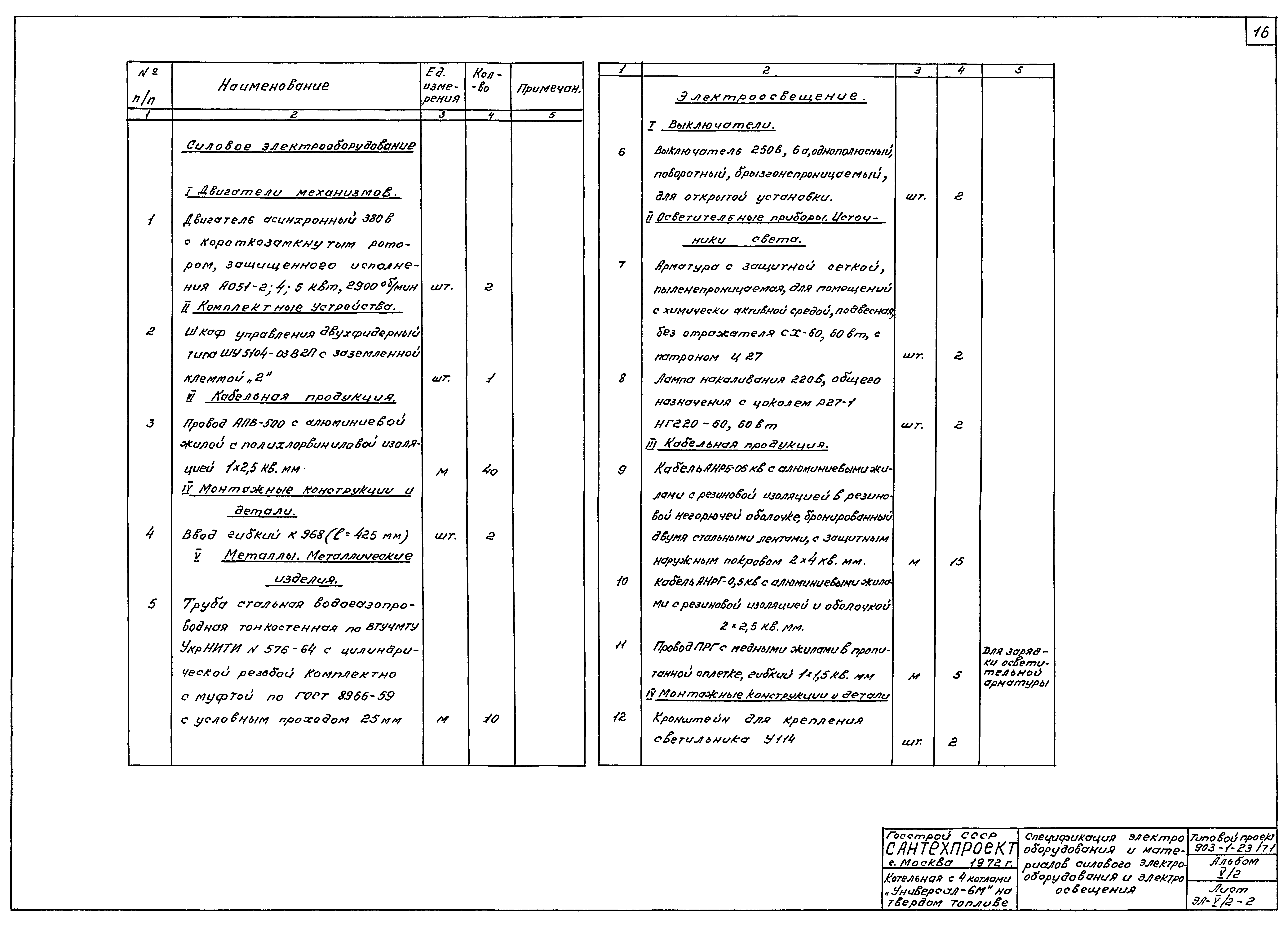 Типовой проект 903-1-23/71