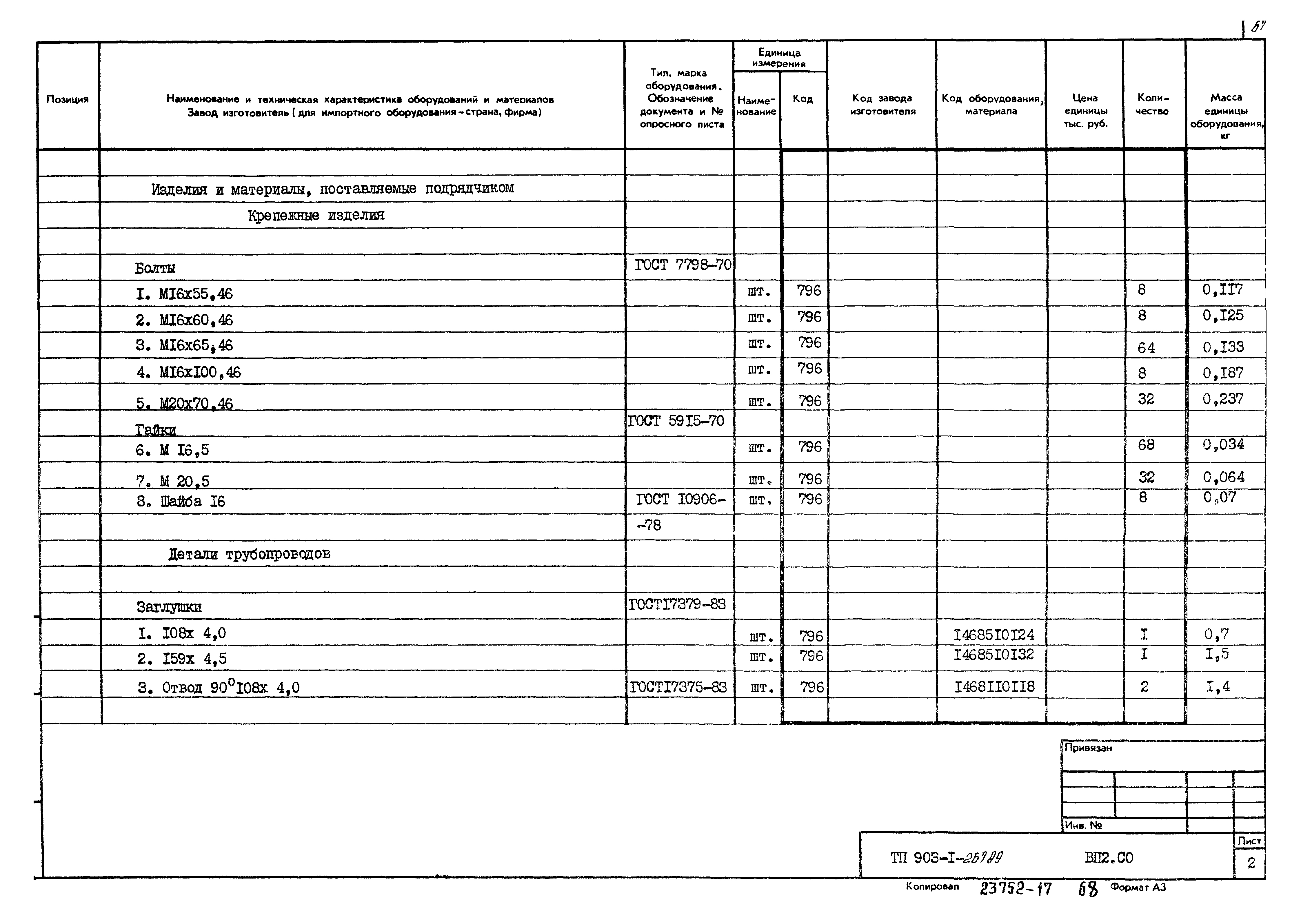 Типовой проект 903-1-267.89