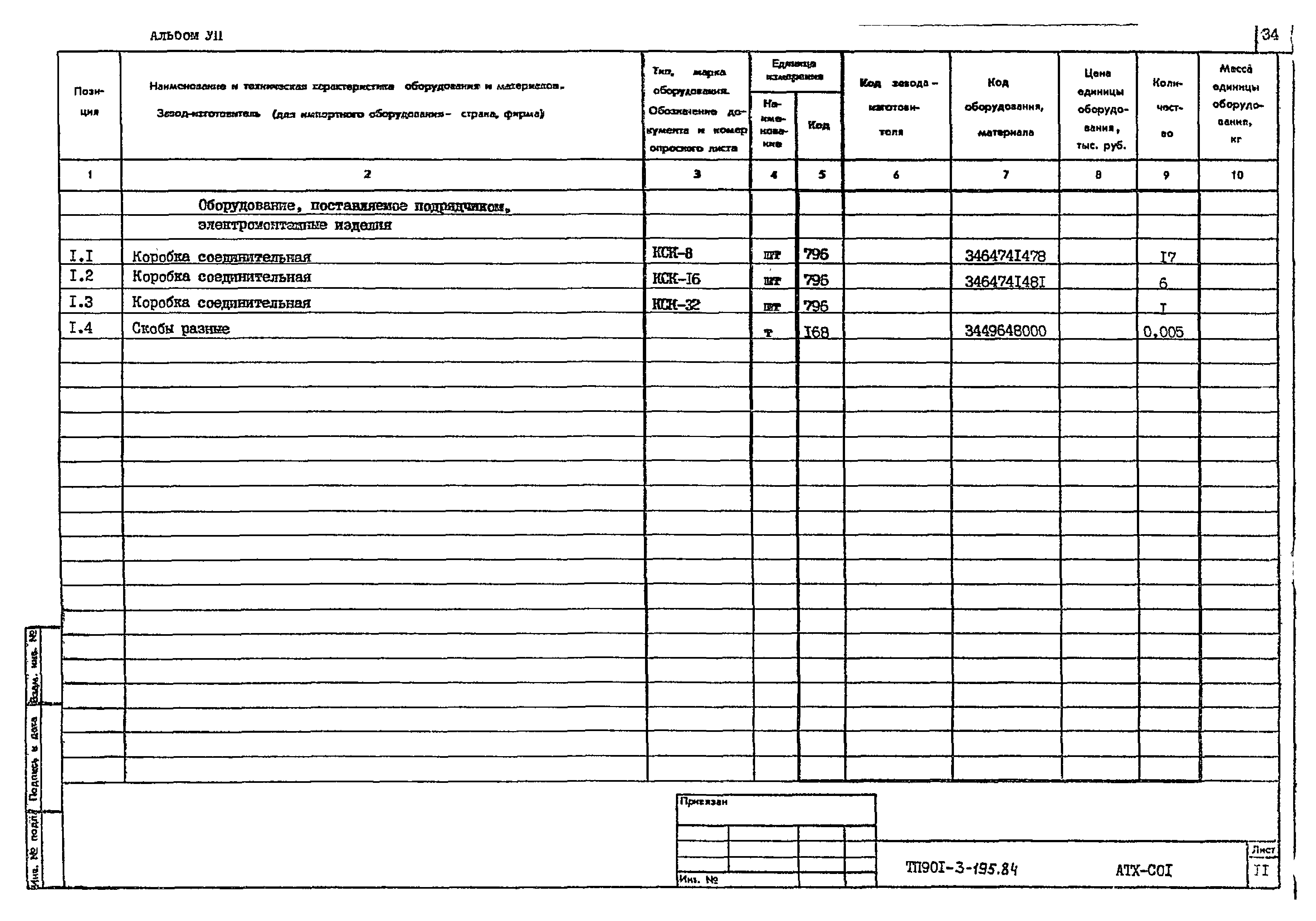 Типовой проект 901-3-195.84