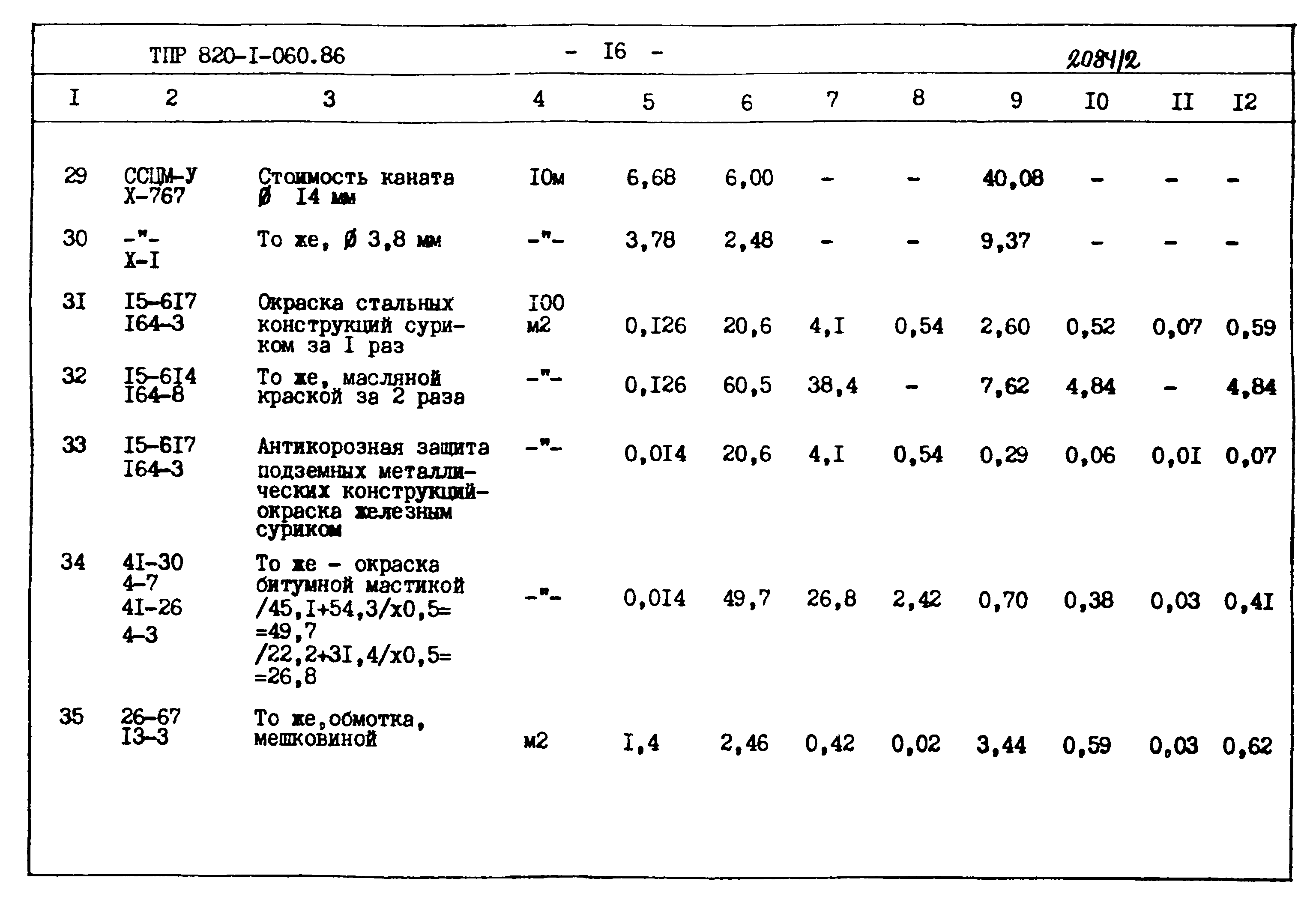 Типовые проектные решения 820-1-060.86