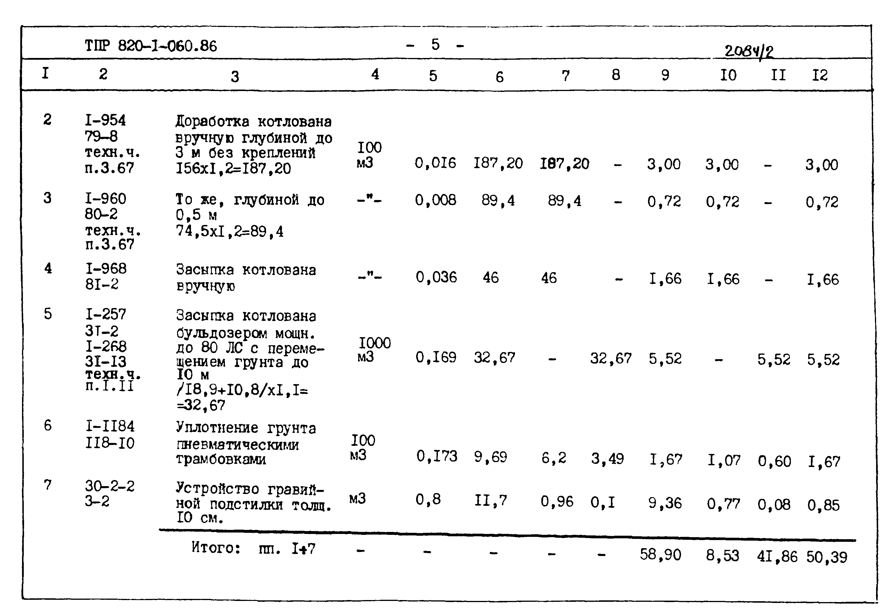 Типовые проектные решения 820-1-060.86