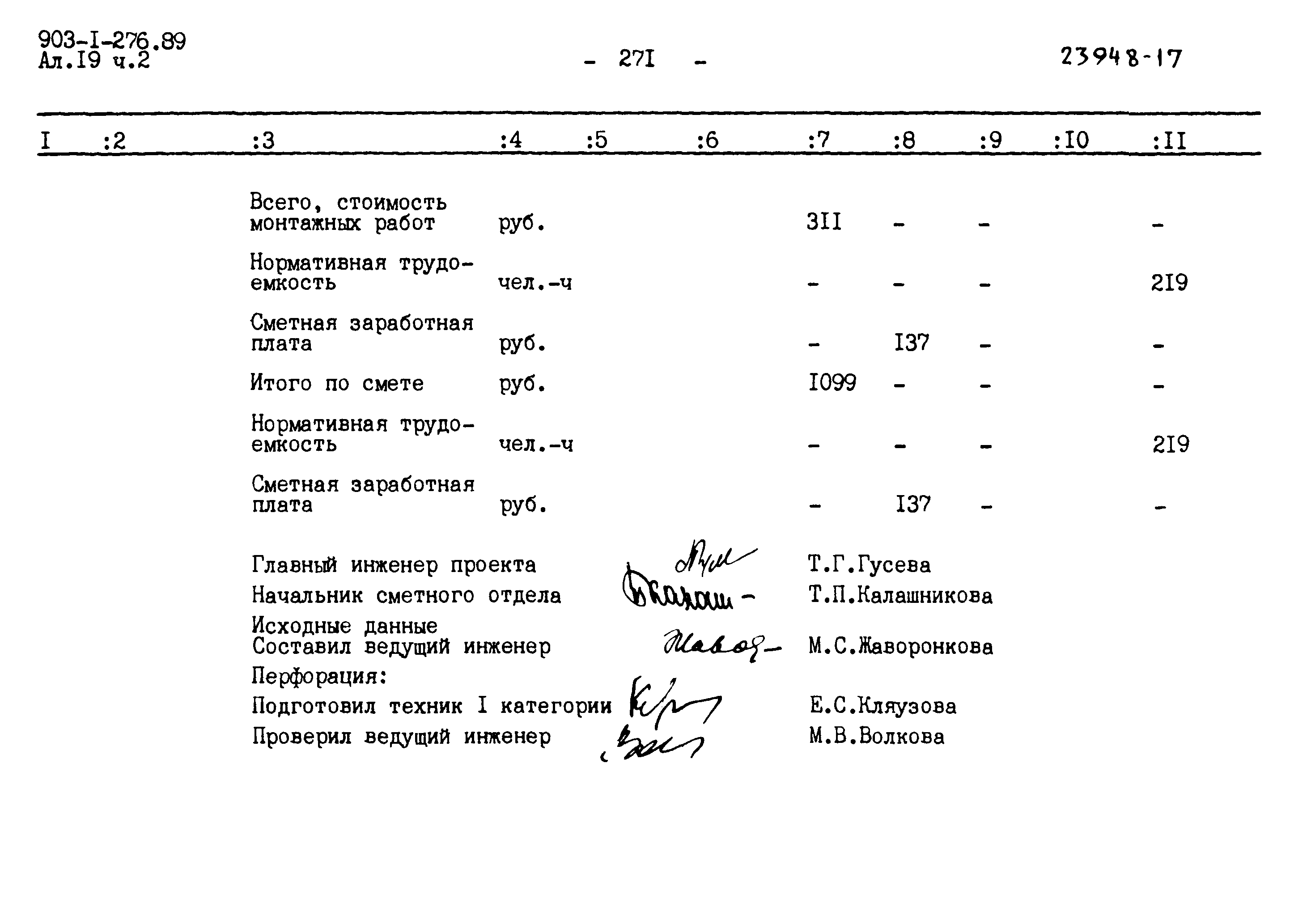 Типовой проект 903-1-276.89