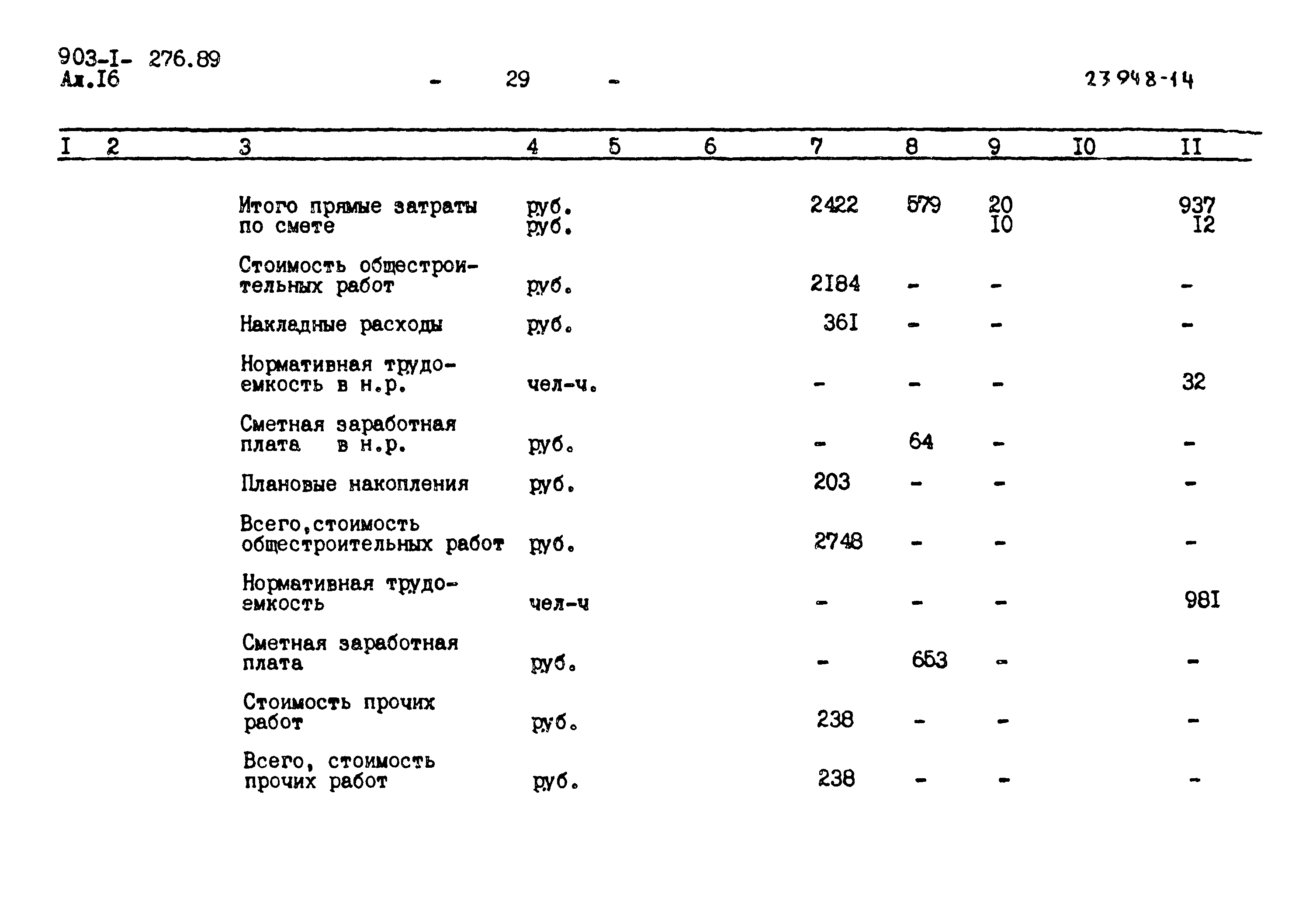 Типовой проект 903-1-276.89