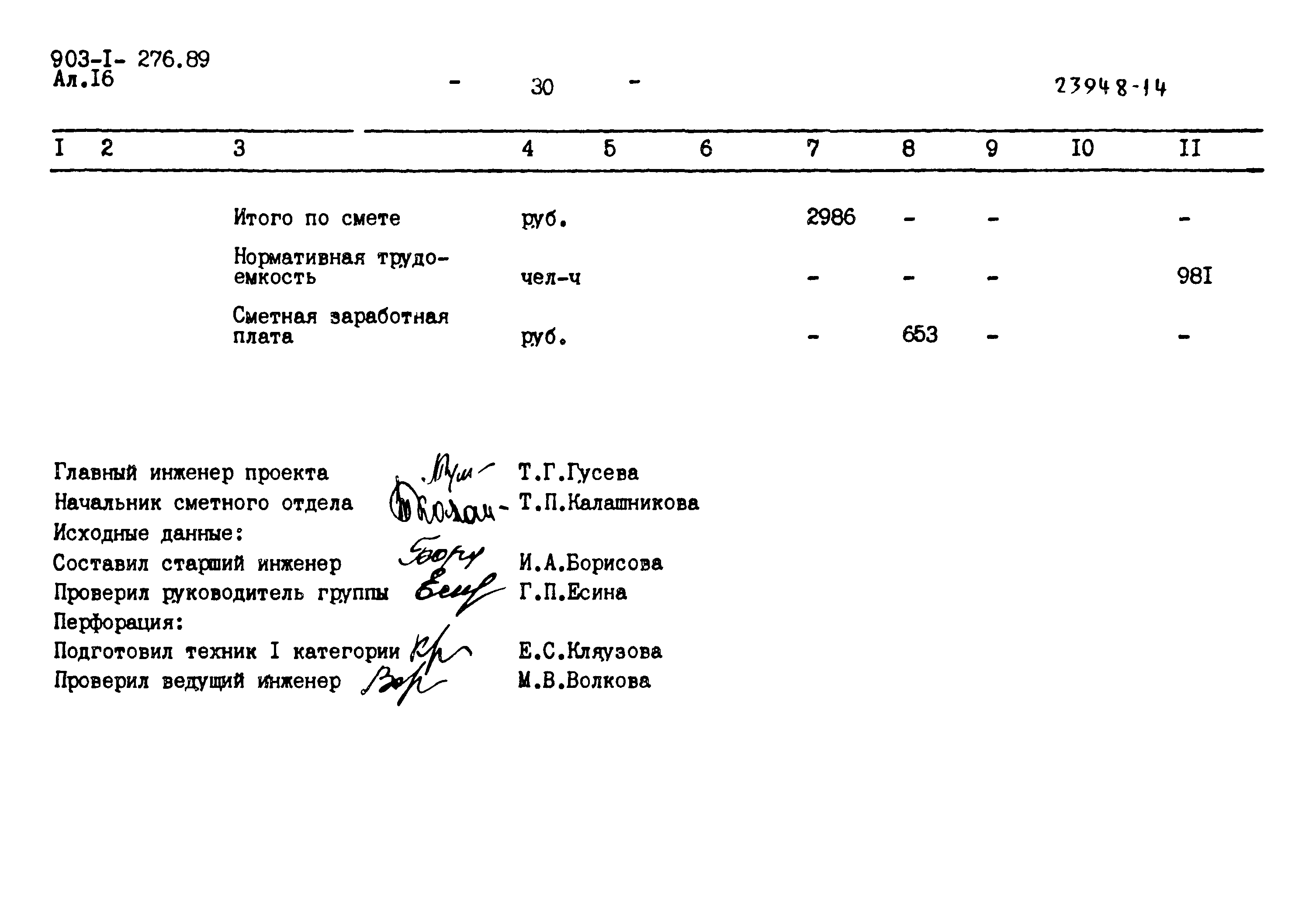 Типовой проект 903-1-276.89