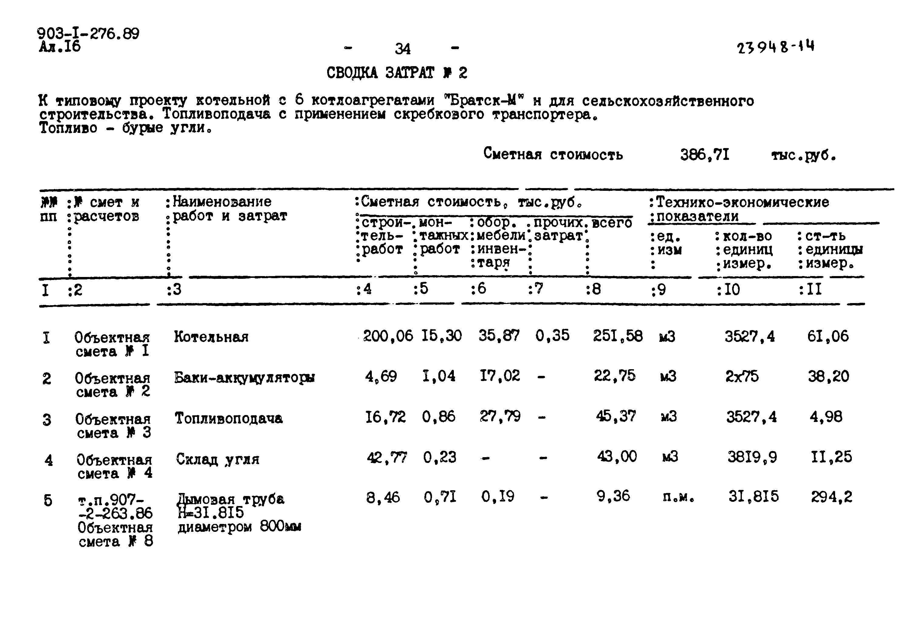 Типовой проект 903-1-276.89