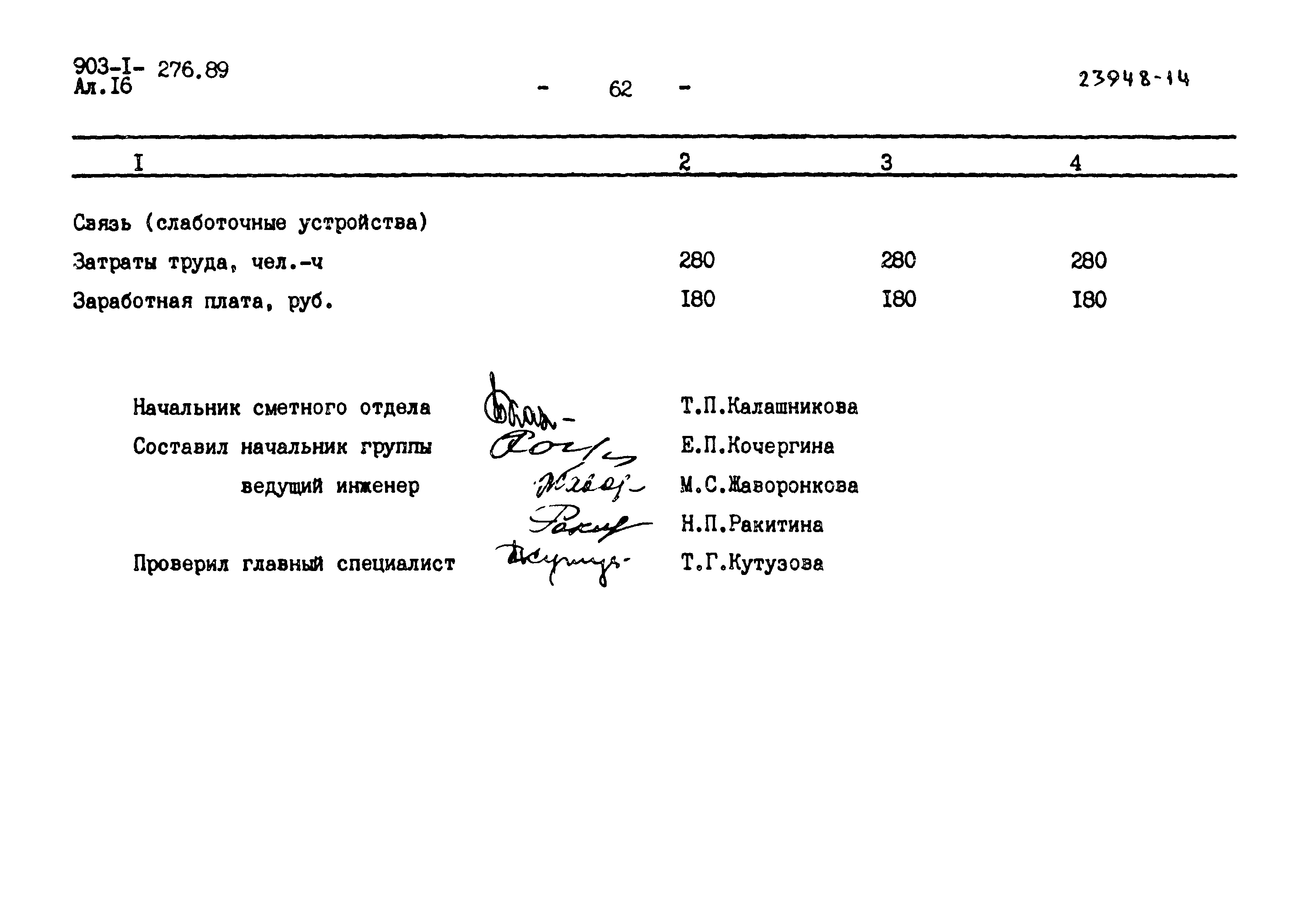 Типовой проект 903-1-276.89