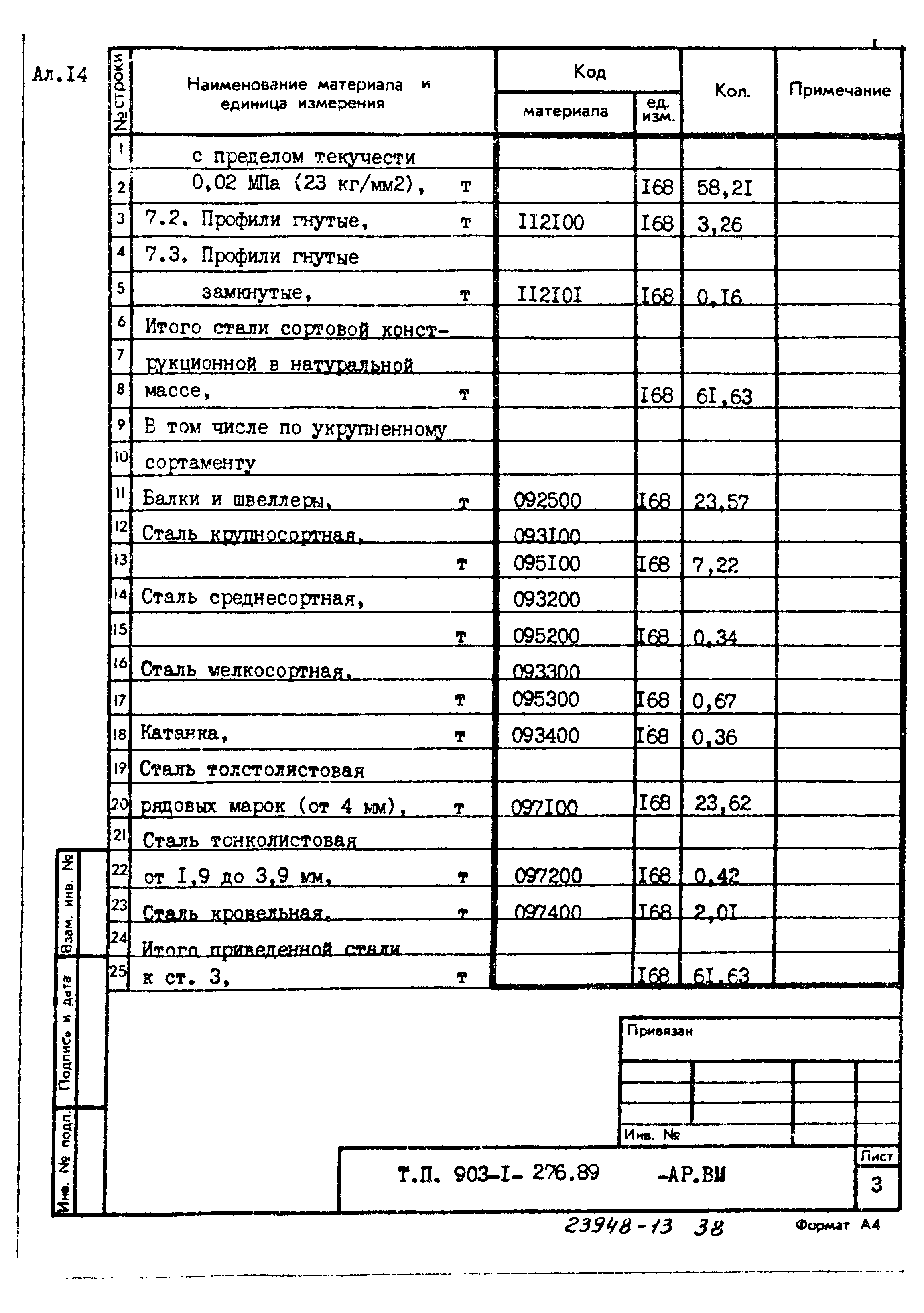 Типовой проект 903-1-276.89