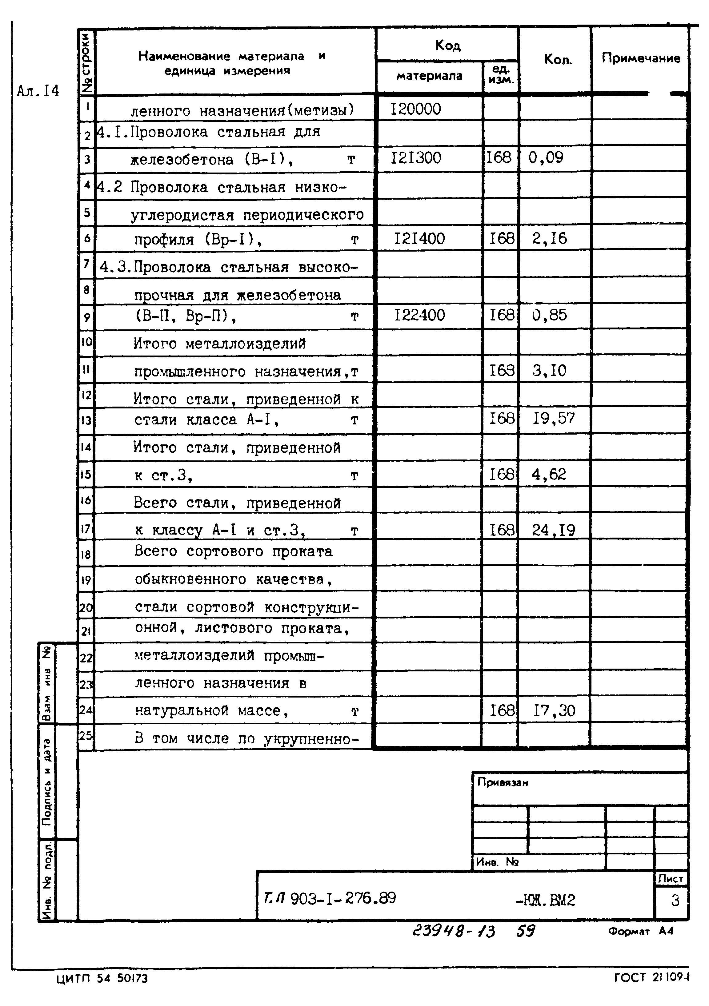 Типовой проект 903-1-276.89