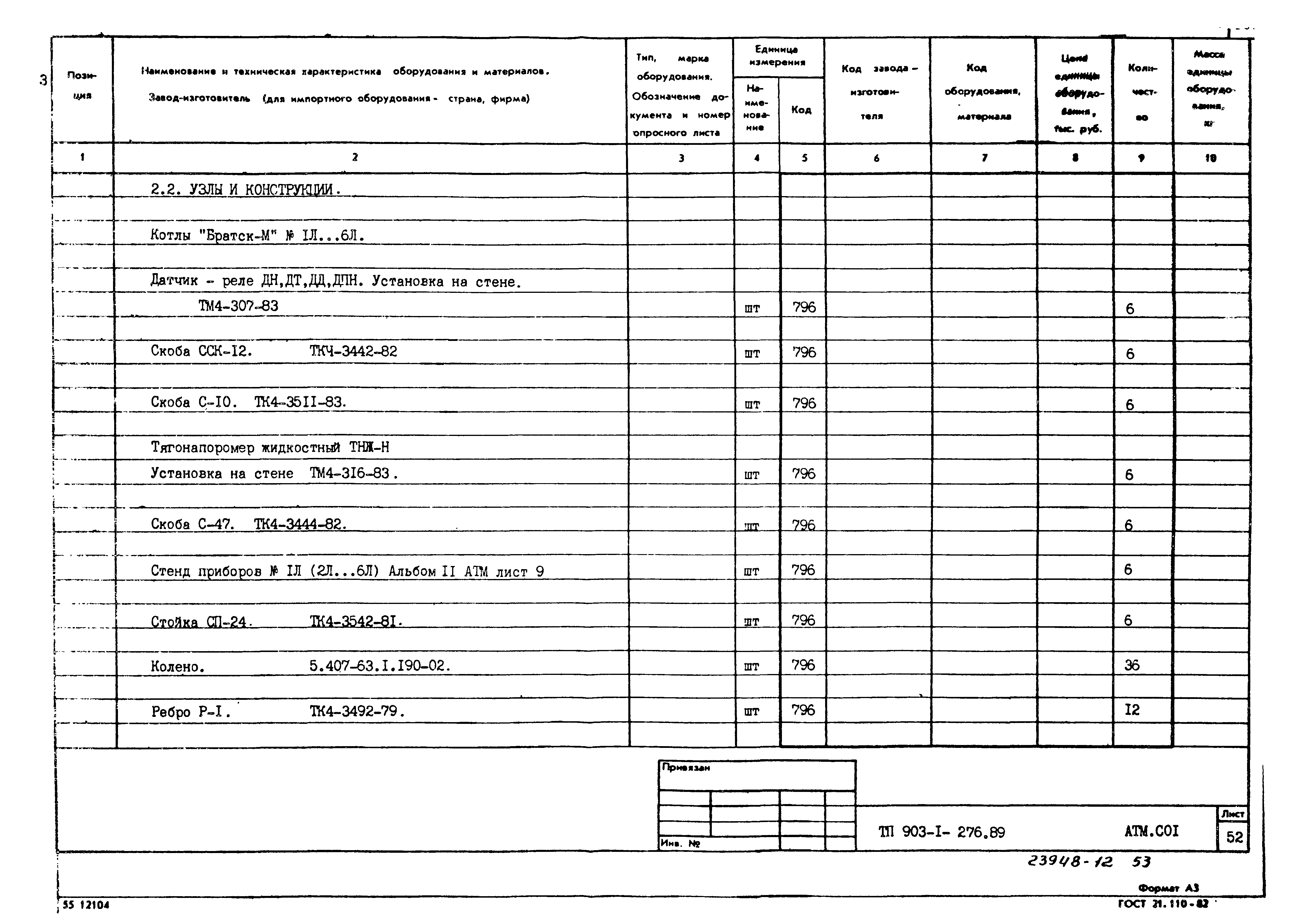 Типовой проект 903-1-276.89