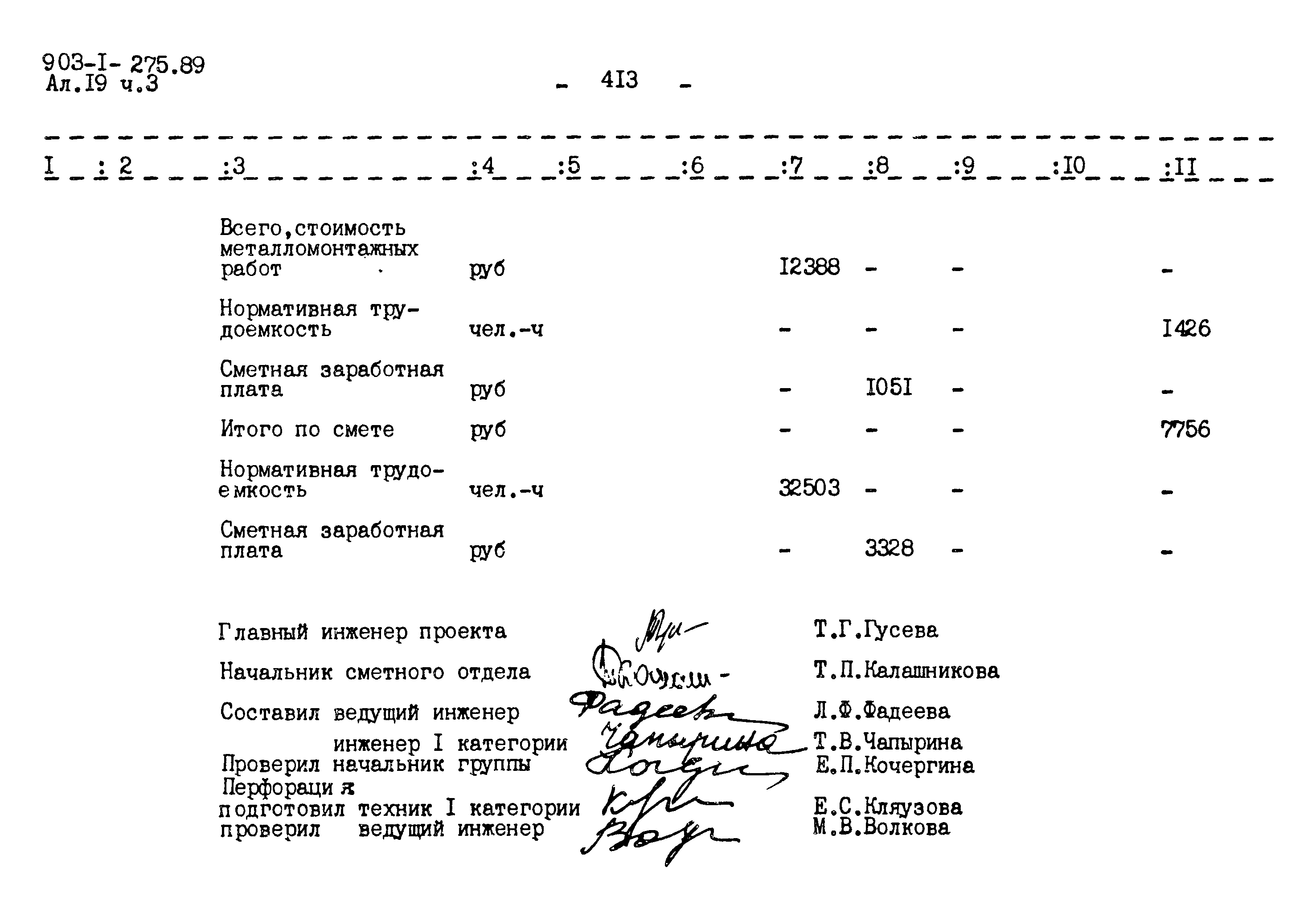 Типовой проект 903-1-275.89