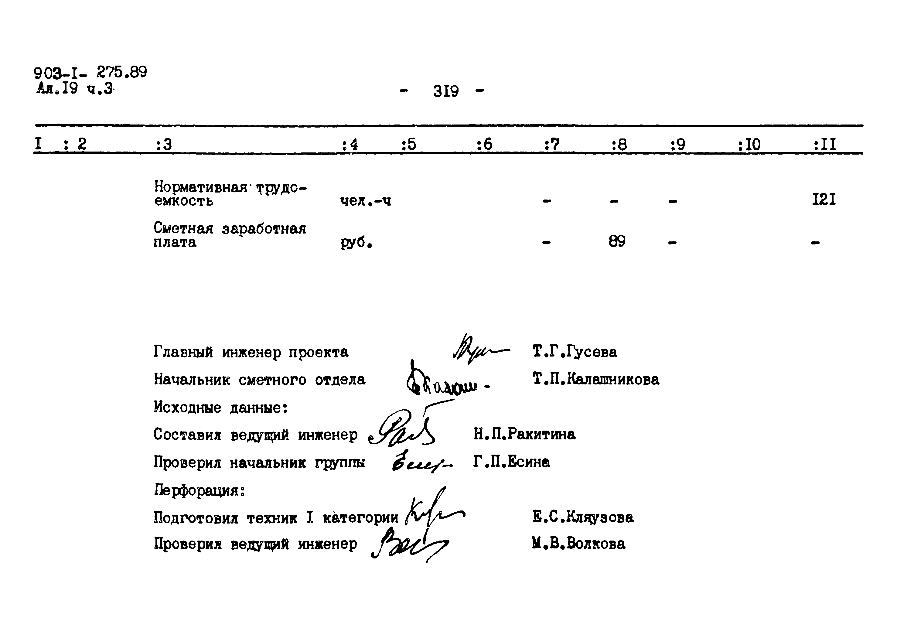 Типовой проект 903-1-275.89