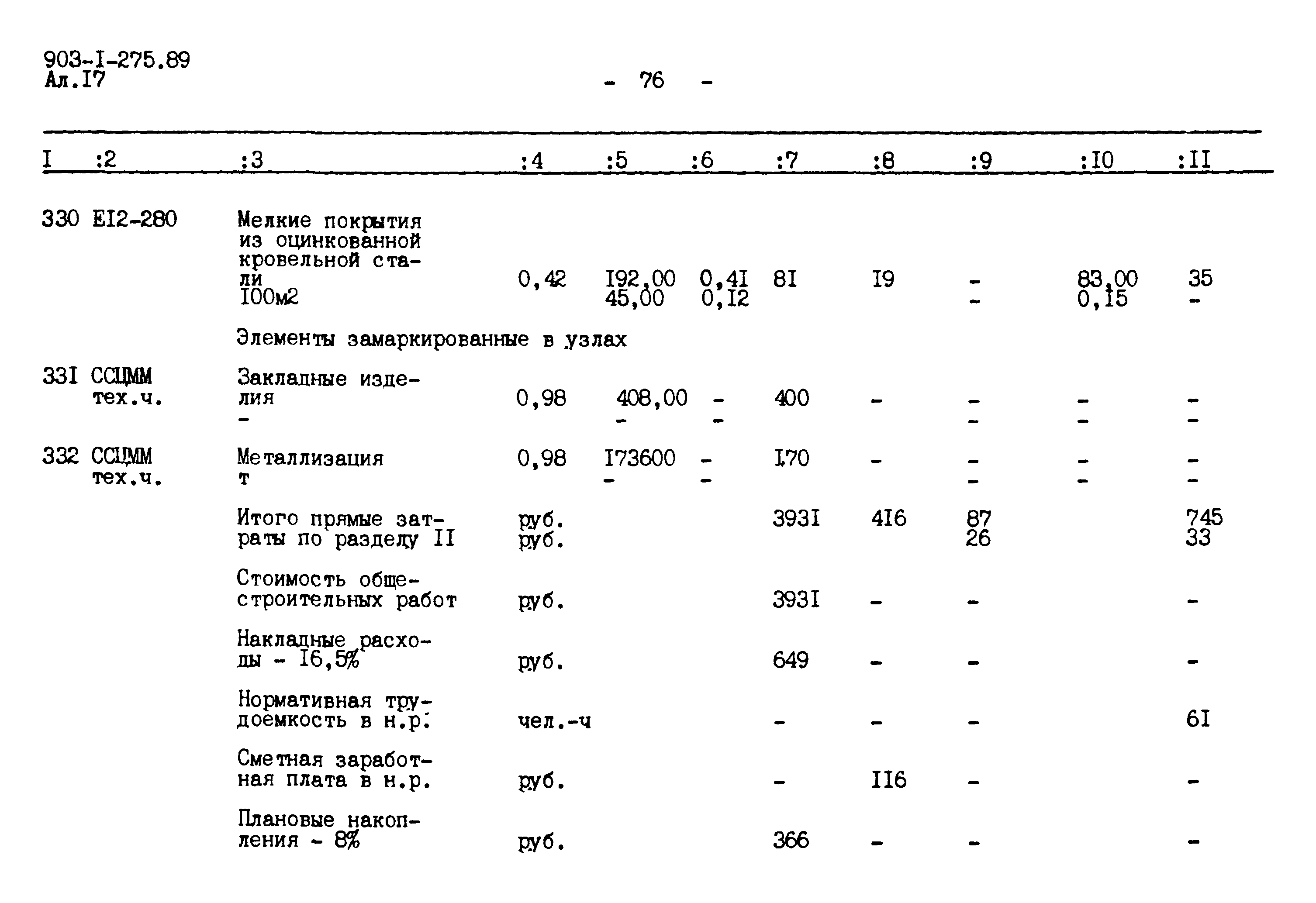 Типовой проект 903-1-275.89