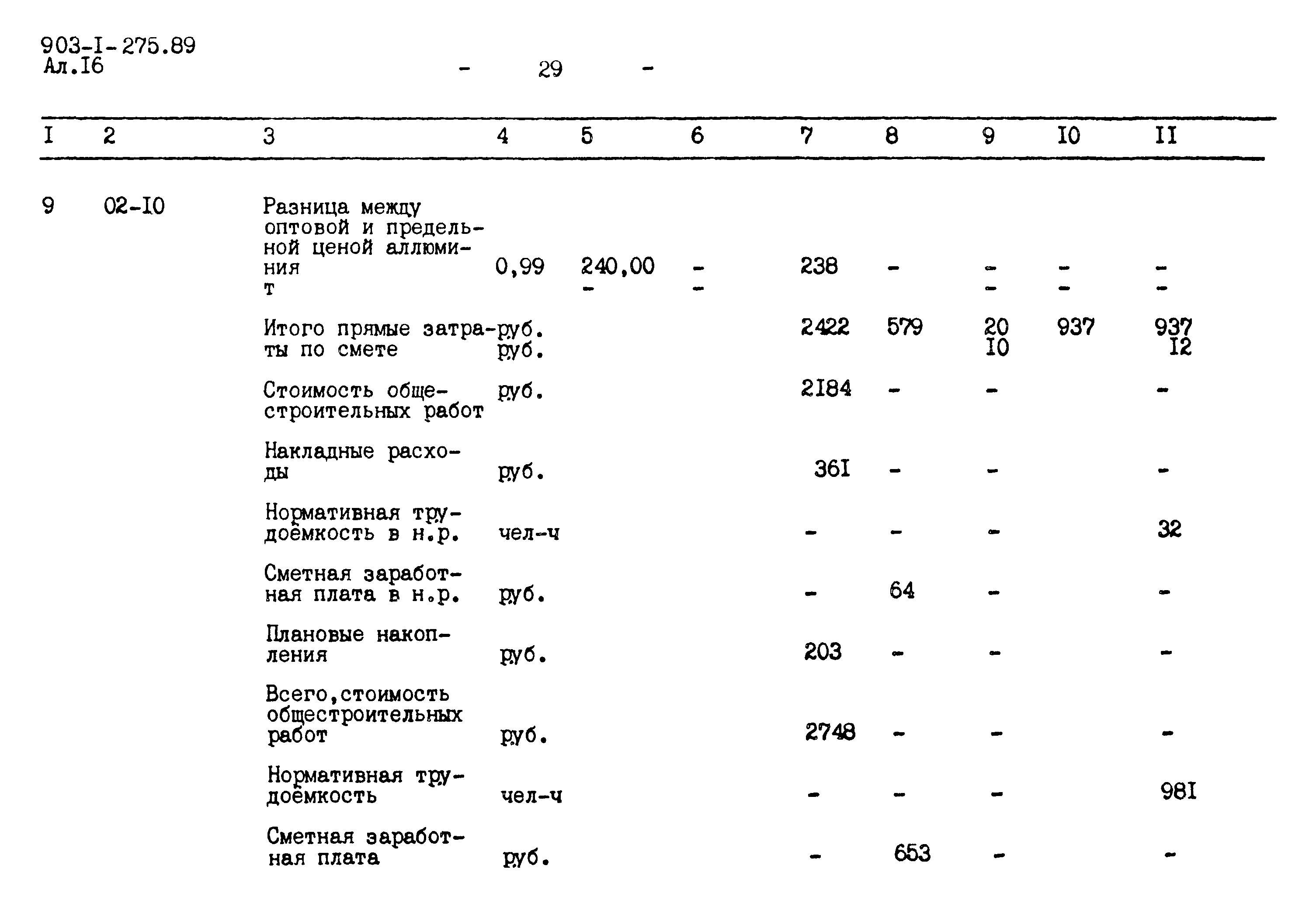 Типовой проект 903-1-275.89